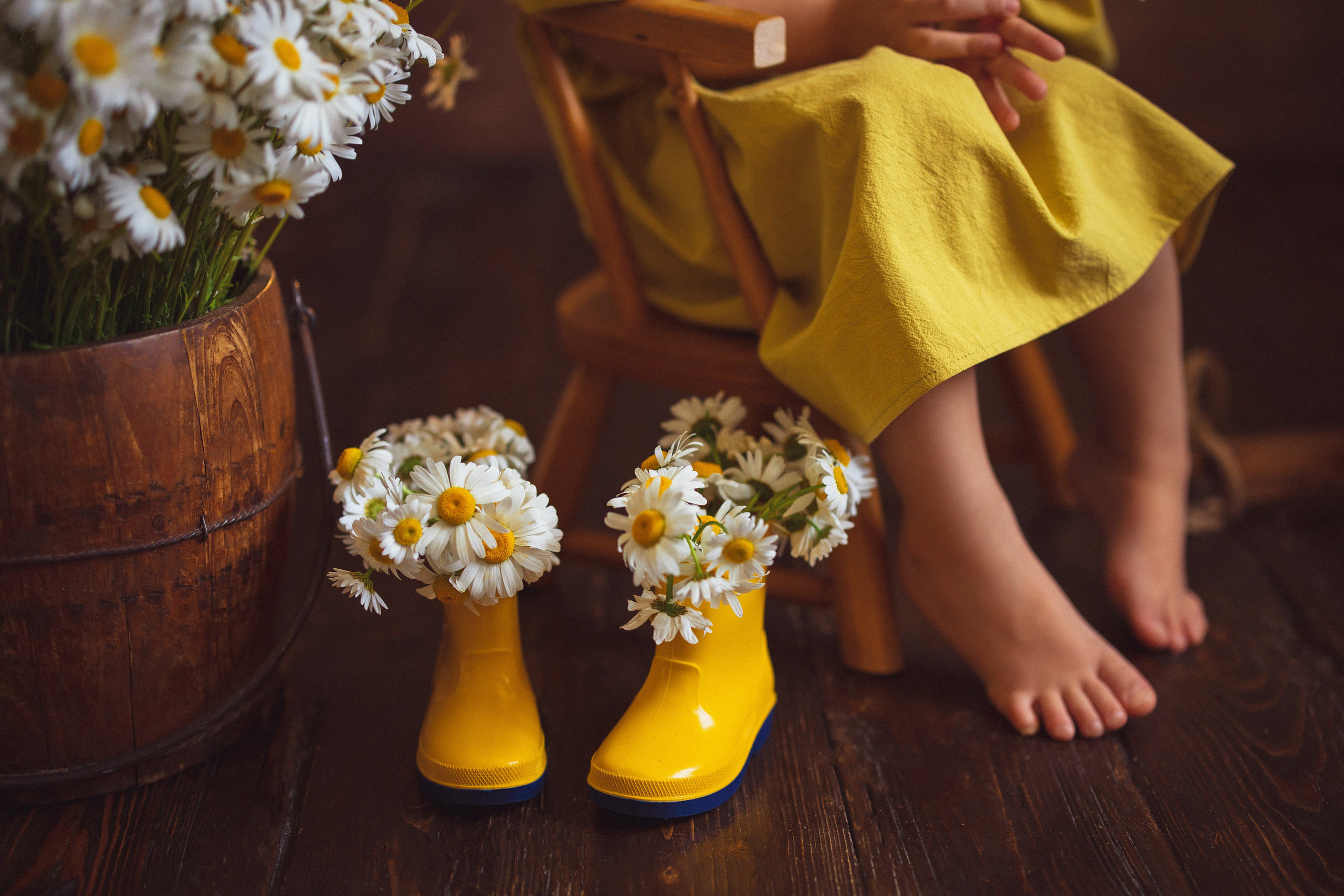 Ромашки, Фотостудия «АНТУРАЖ». Семейный и детский фотограф в Краснодаре Анна Трашкова