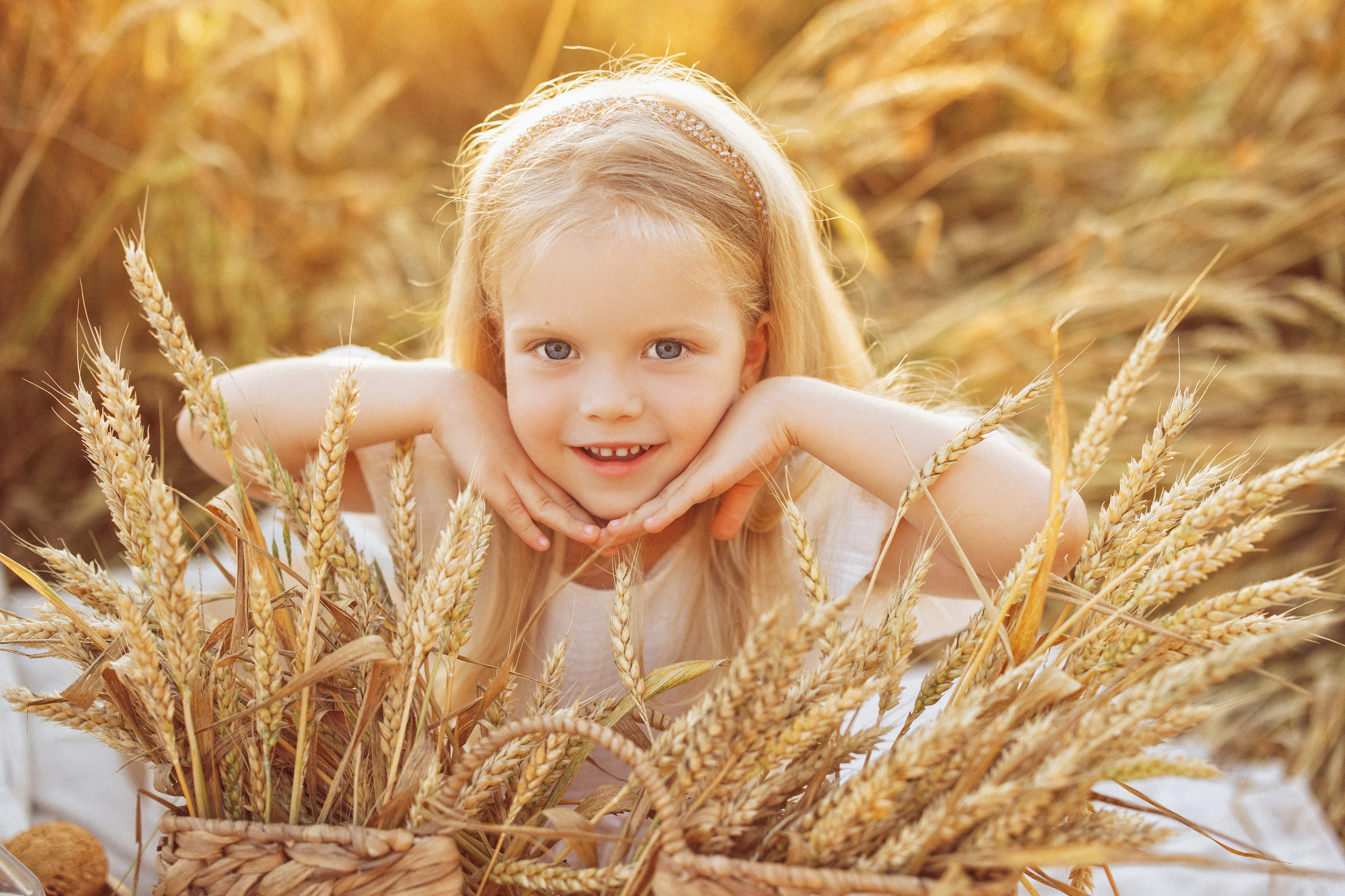 Пшеничное поле, семья Лизы. Семейный и детский фотограф в Краснодаре Анна Трашкова