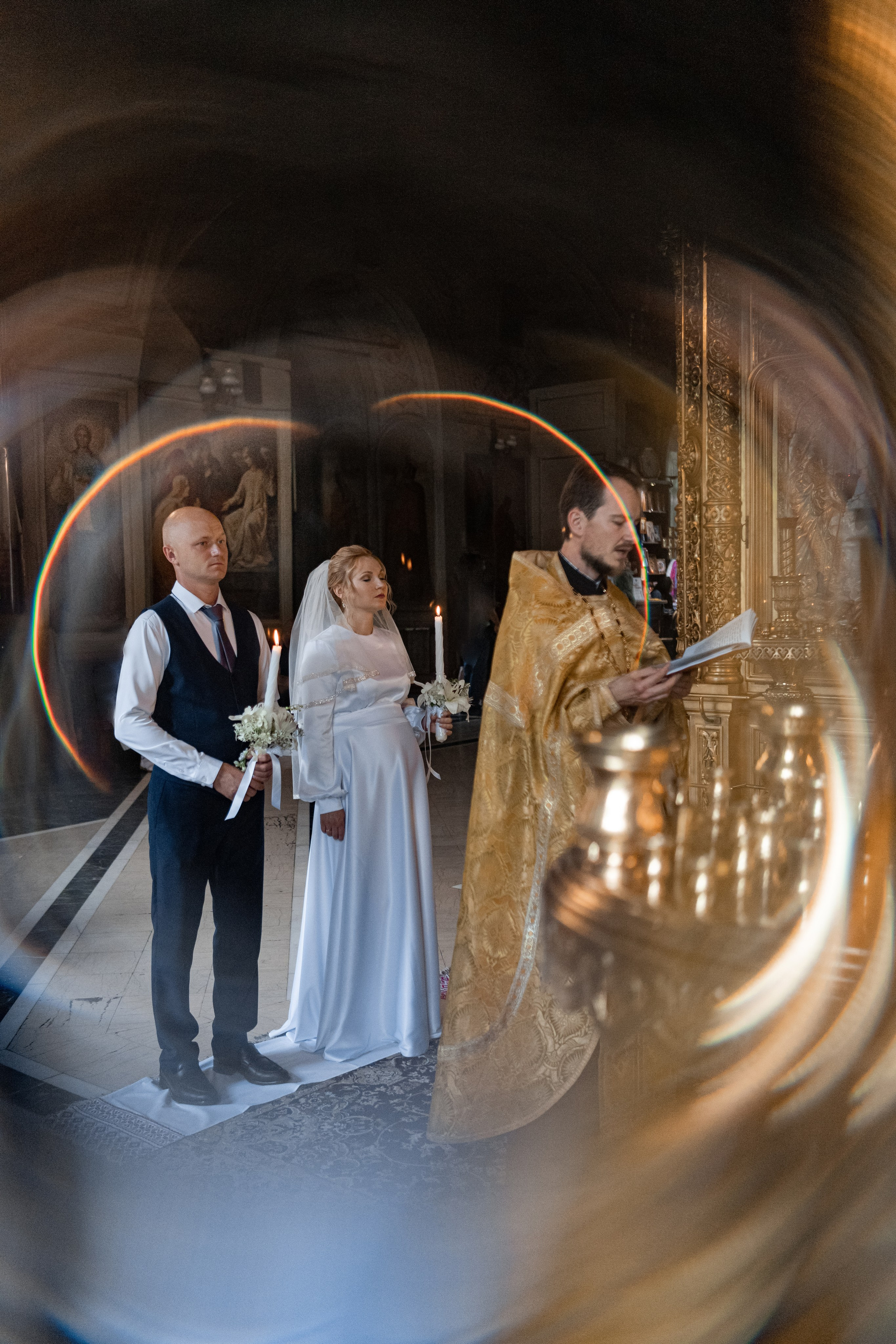 Таинство Венчания Натальи и Юрия. Фотограф на крестины