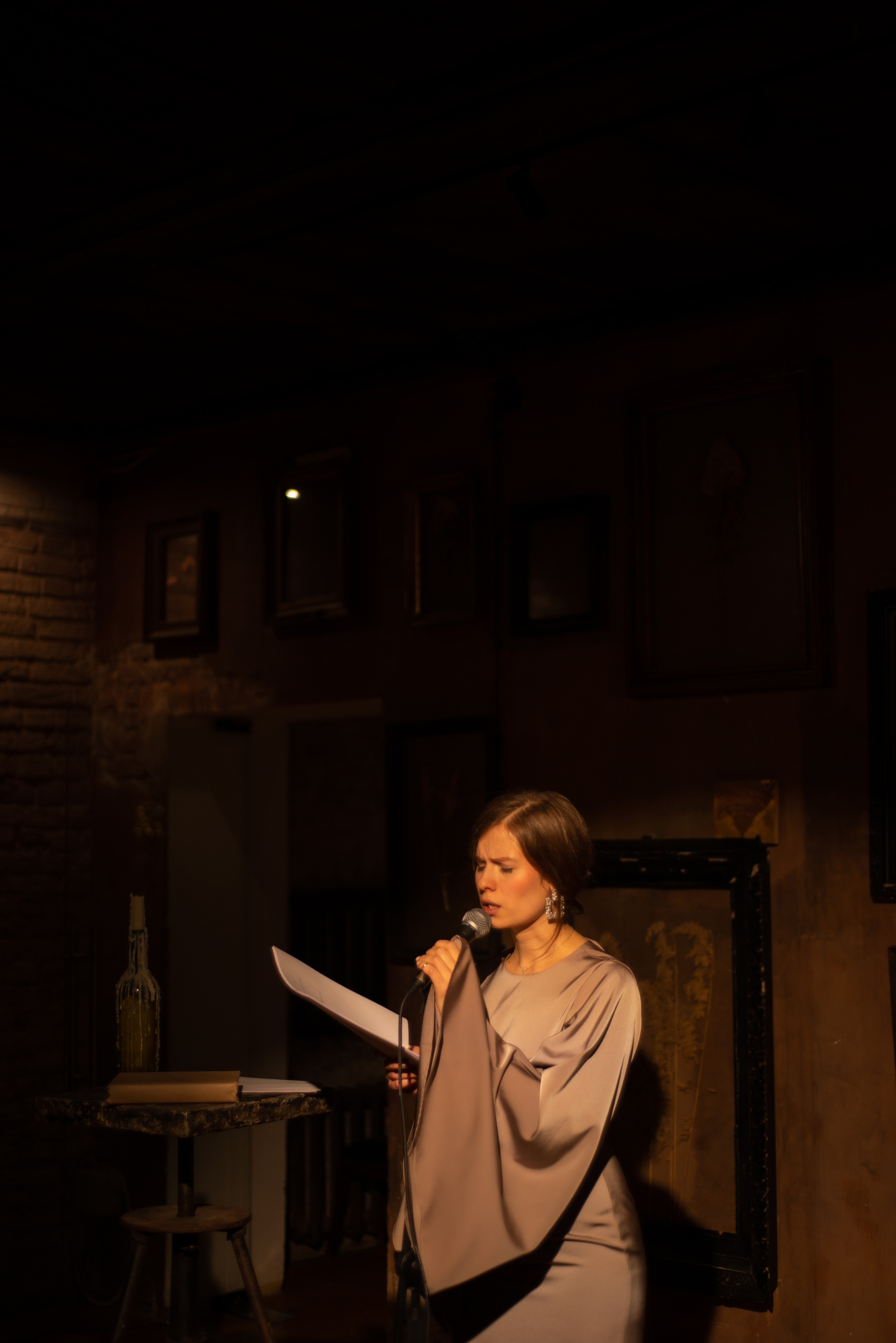 Вечер стихов. Фотограф Валерия Тенникова