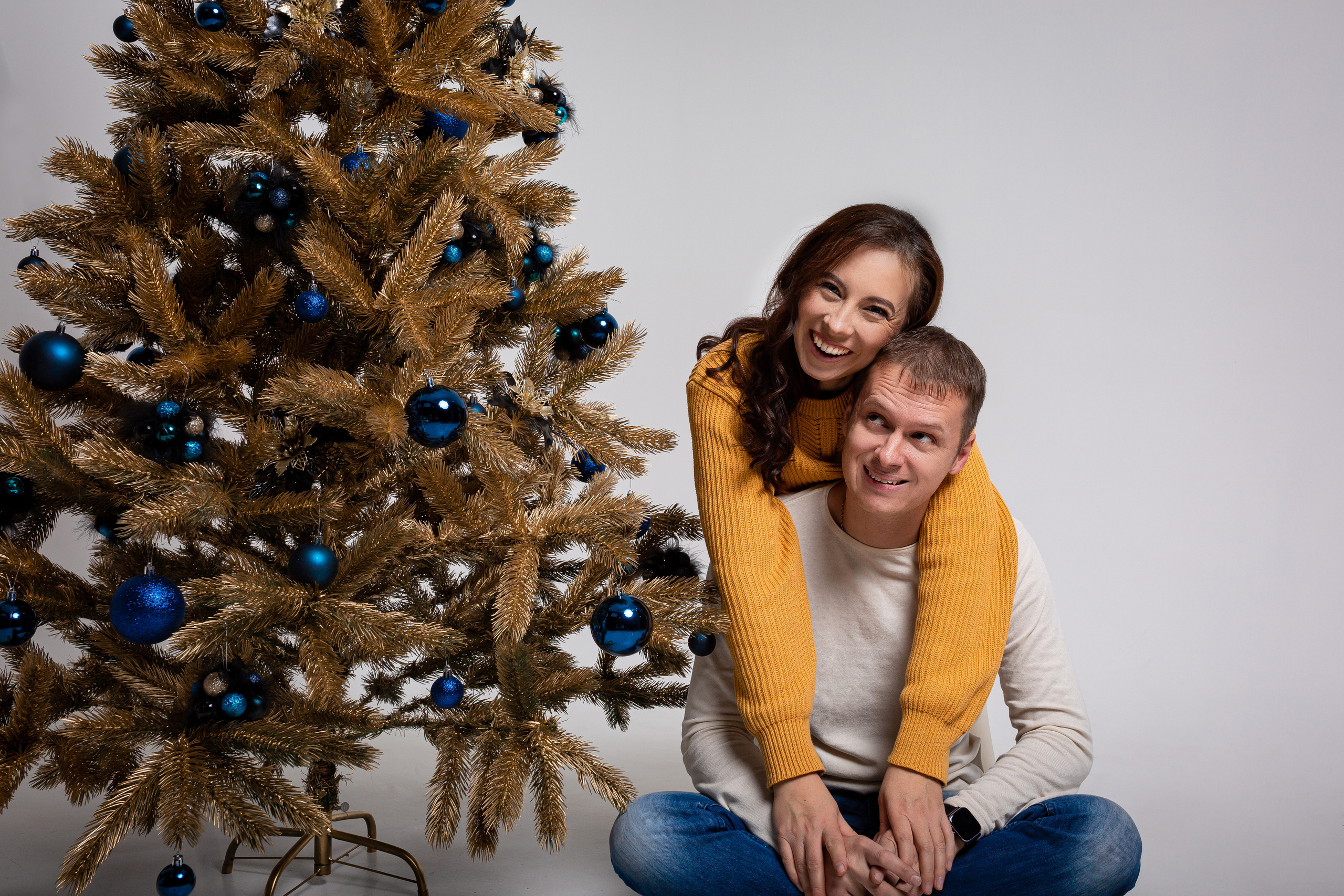 Новогодняя в минимализме. Съёмка в студии. Отбасылық фотограф Алена Шаталова