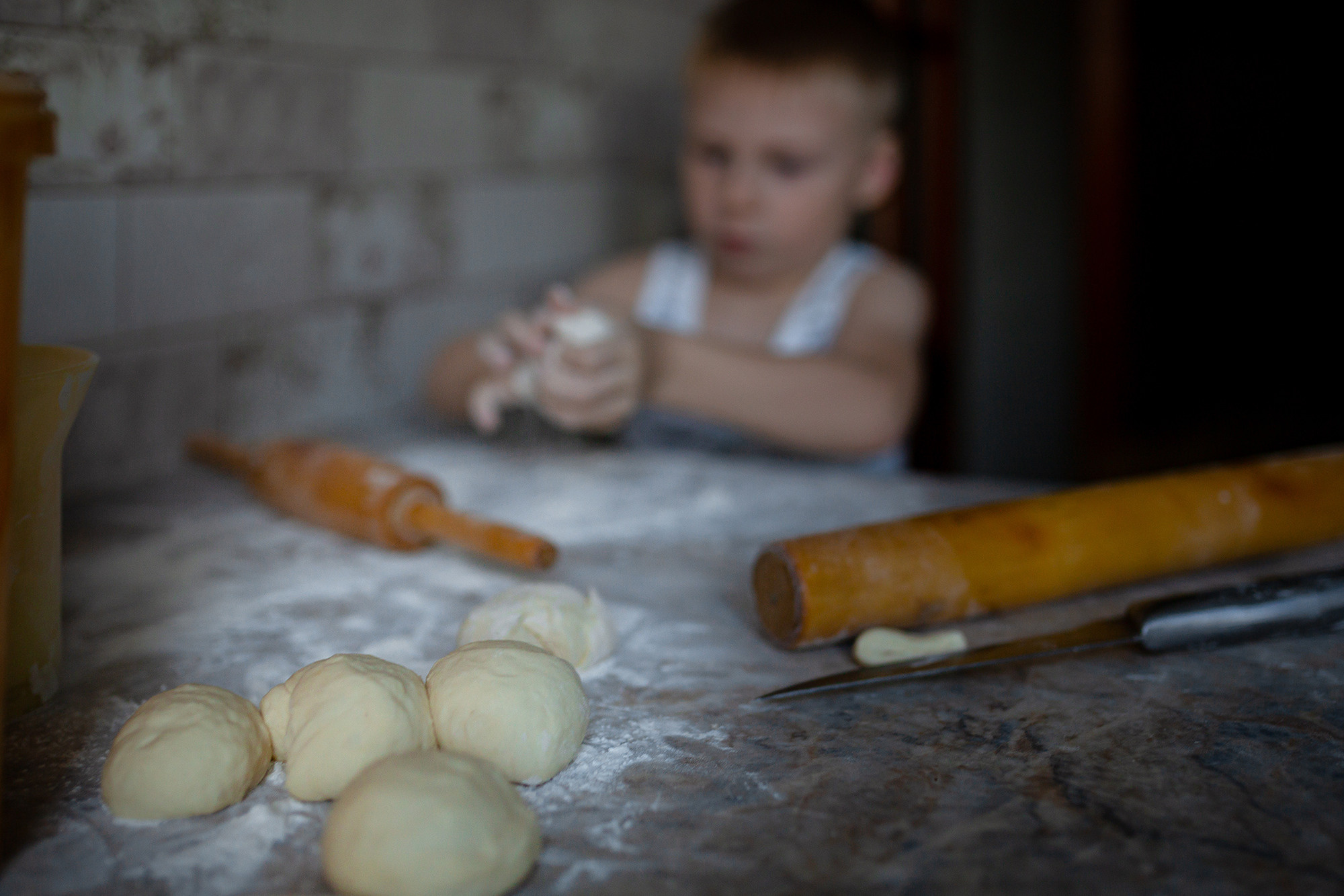 Вечер на кухне. Домашняя съёмка. Семейный фотограф Алёна Шаталова