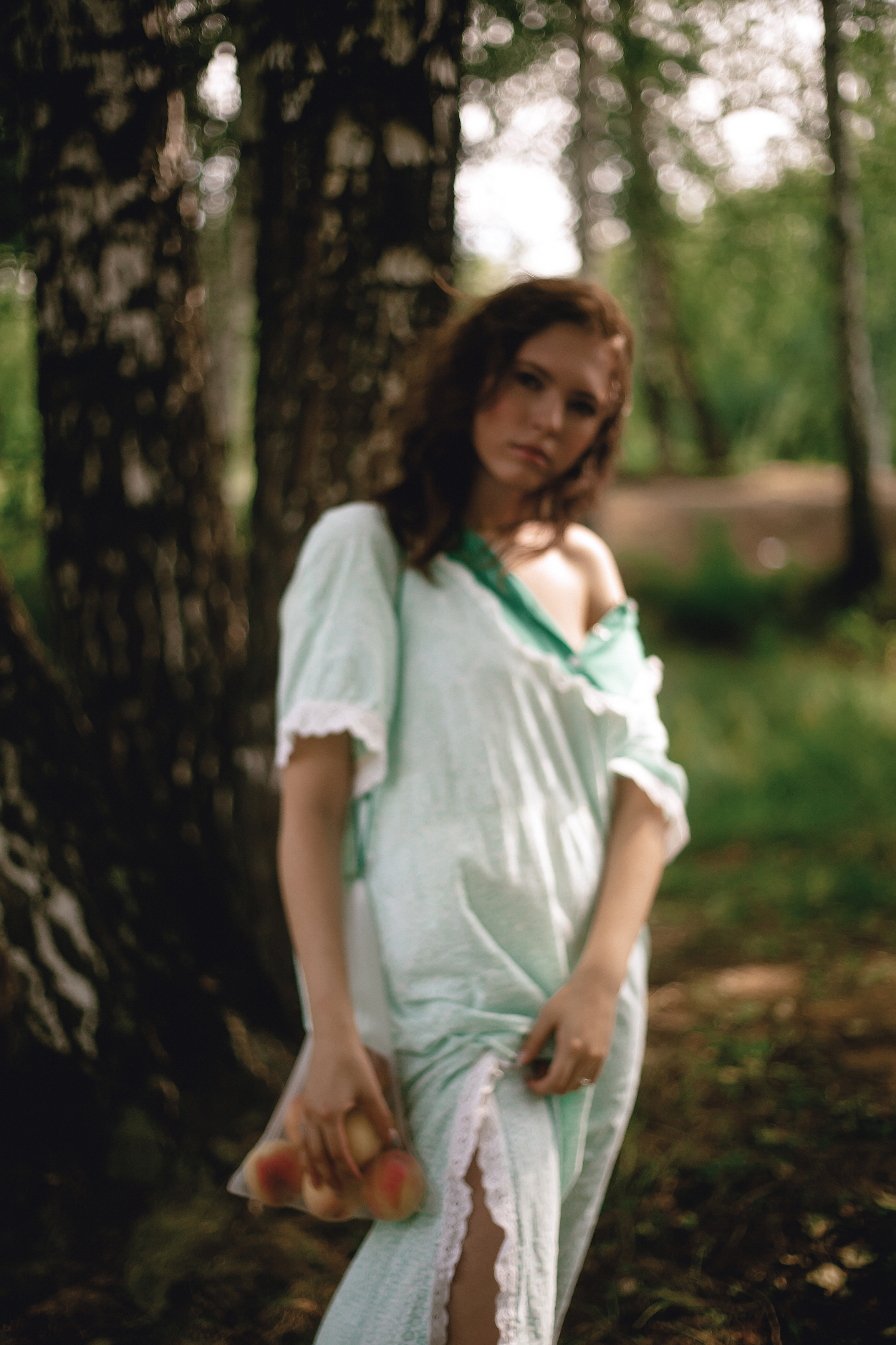 Девочка с персиками. Свадебный и портретный фотограф Анастасия Казакова Санкт-Петербург