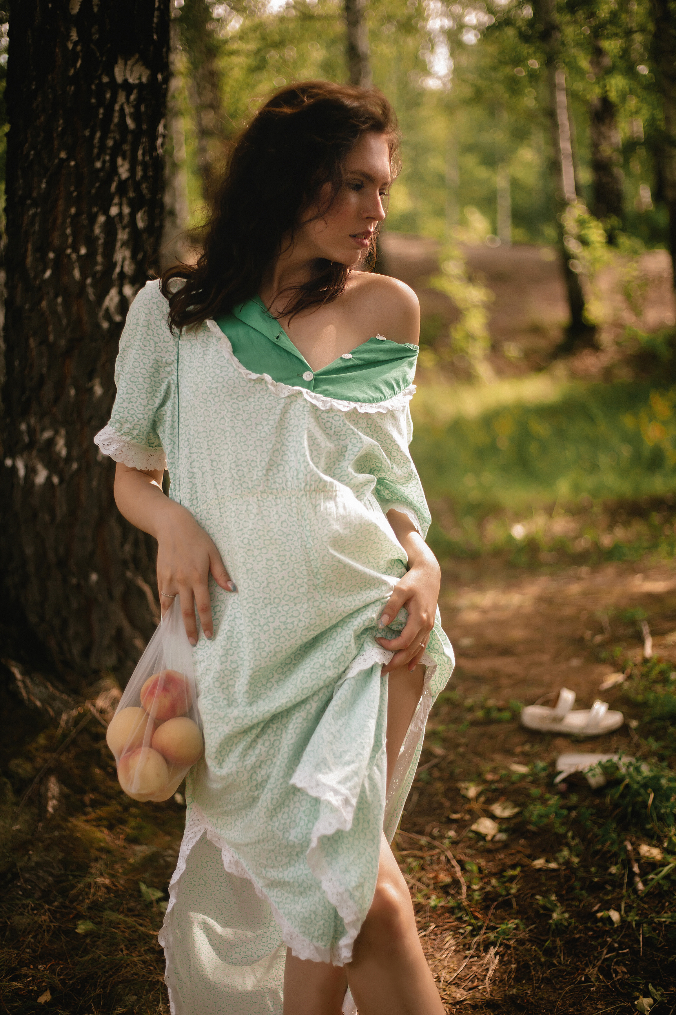 Девочка с персиками. Свадебный и портретный фотограф Анастасия Казакова Санкт-Петербург