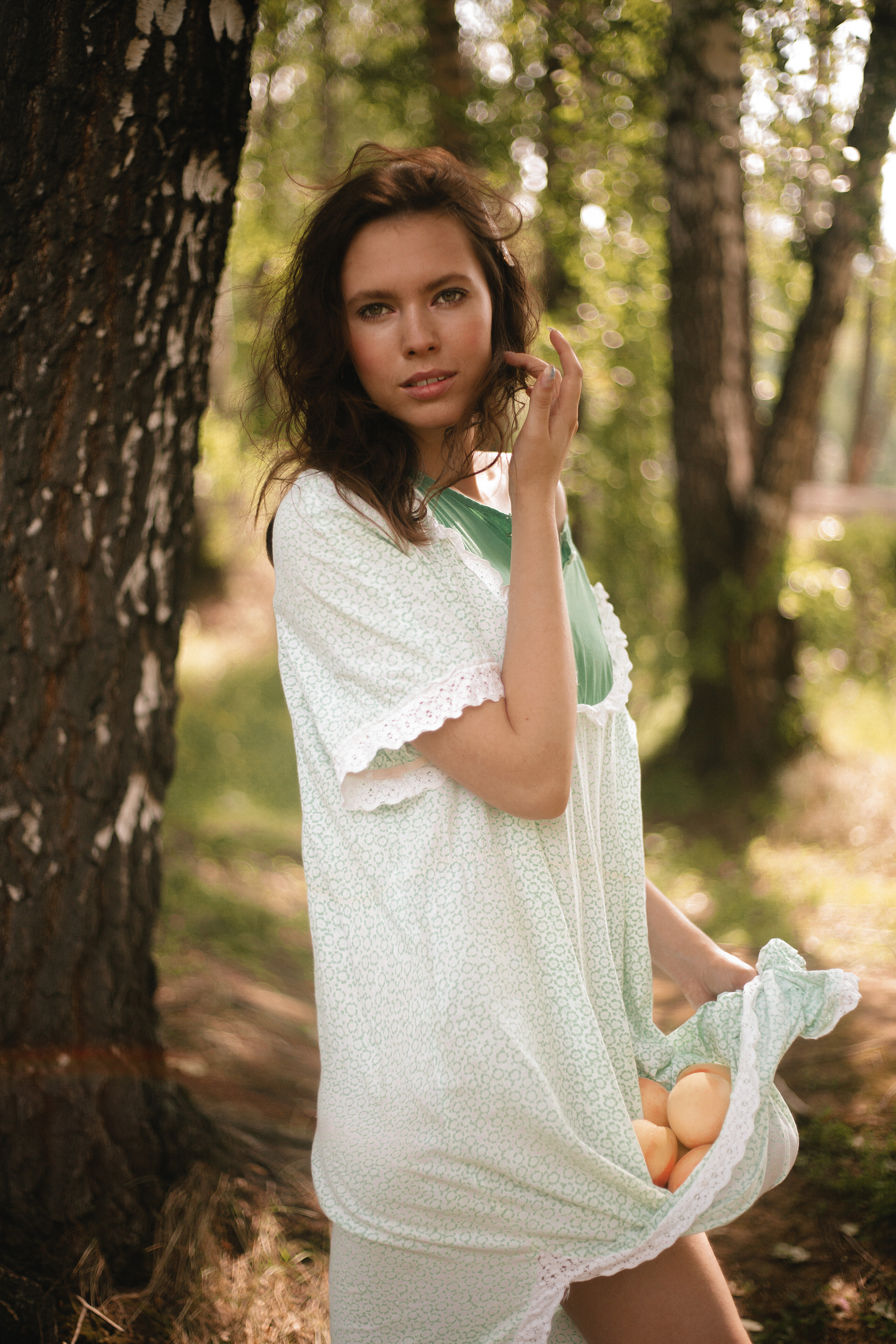 Девочка с персиками. Свадебный и портретный фотограф Анастасия Казакова Санкт-Петербург