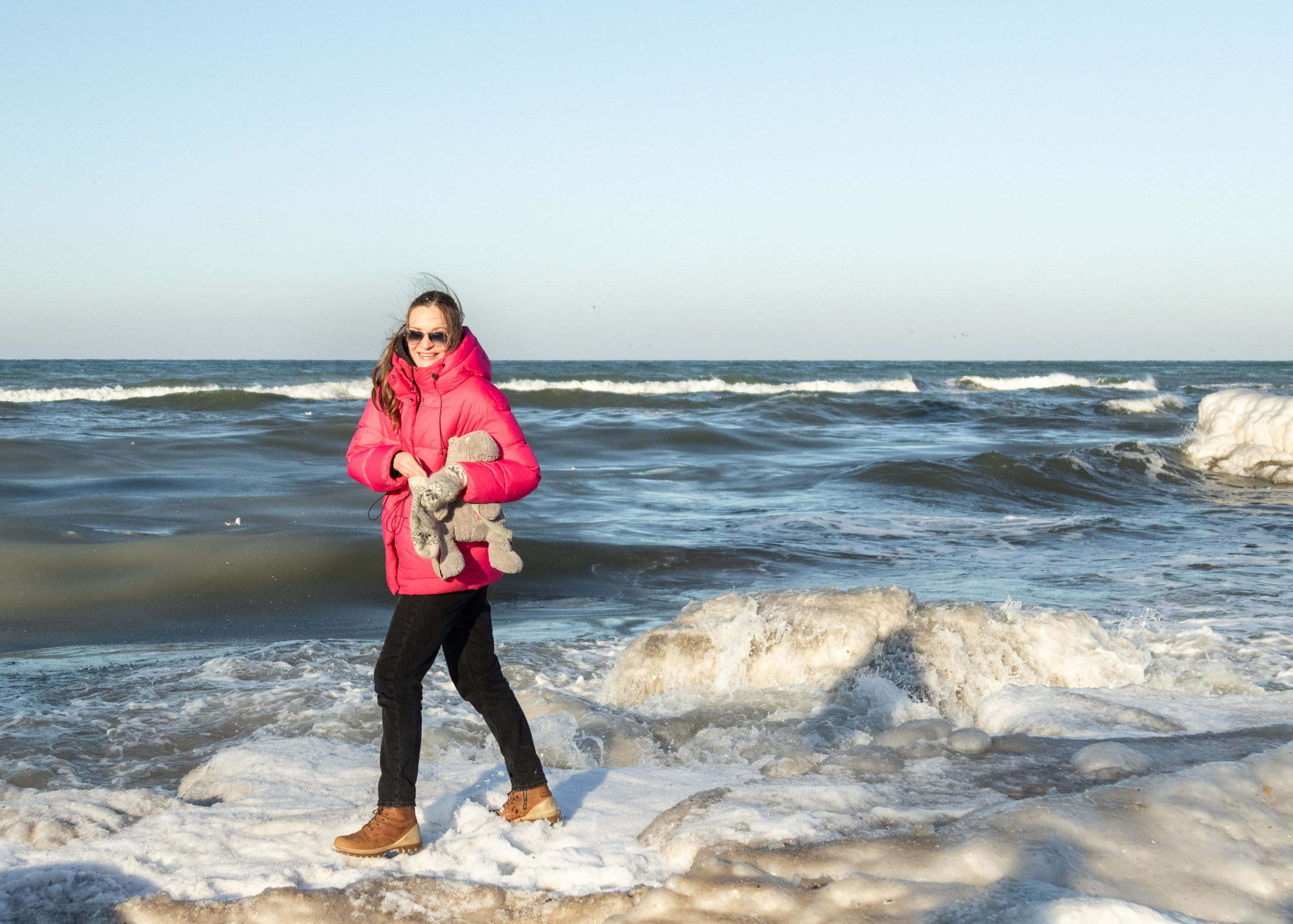 Такой снежный Зеленоградск. Fotografin in Zelenogradsk Liana Sopina