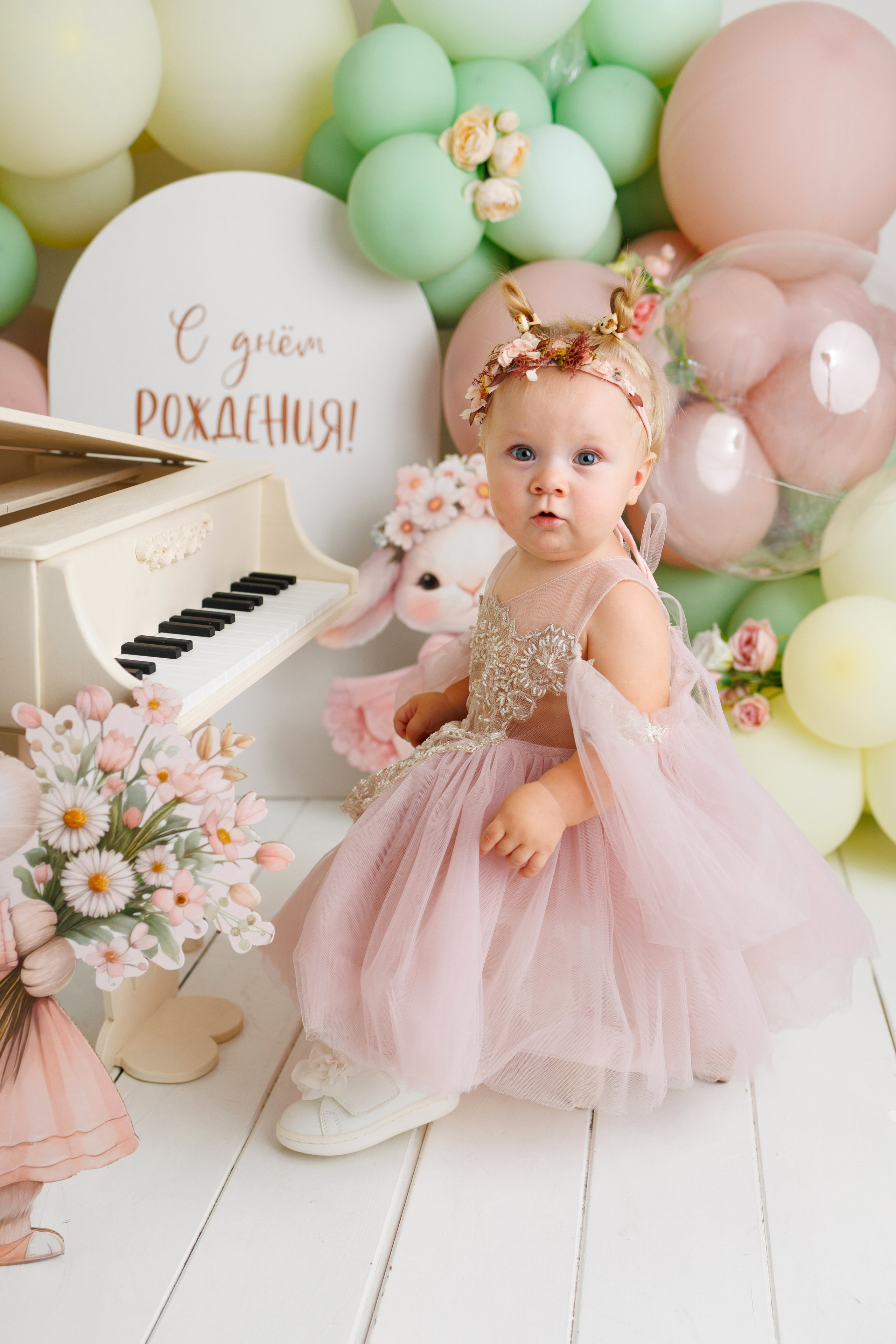 Таисие 1 год. Фотограф новорожденный малышей Новосибирск