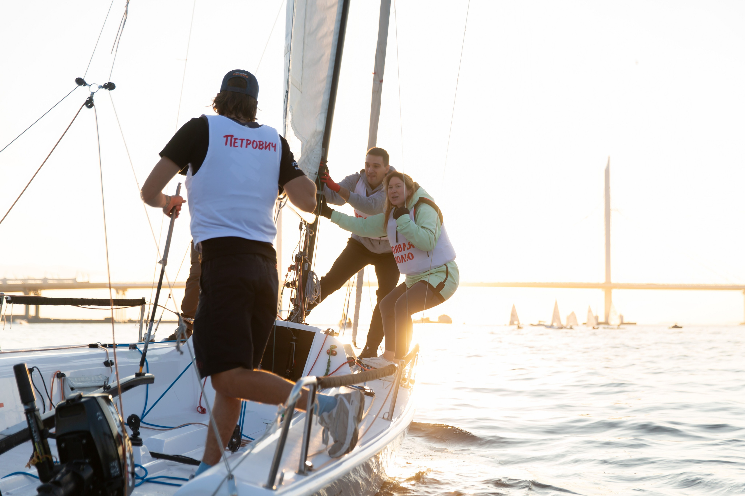 Яхтинг для «Петровича». Снимаю съемки