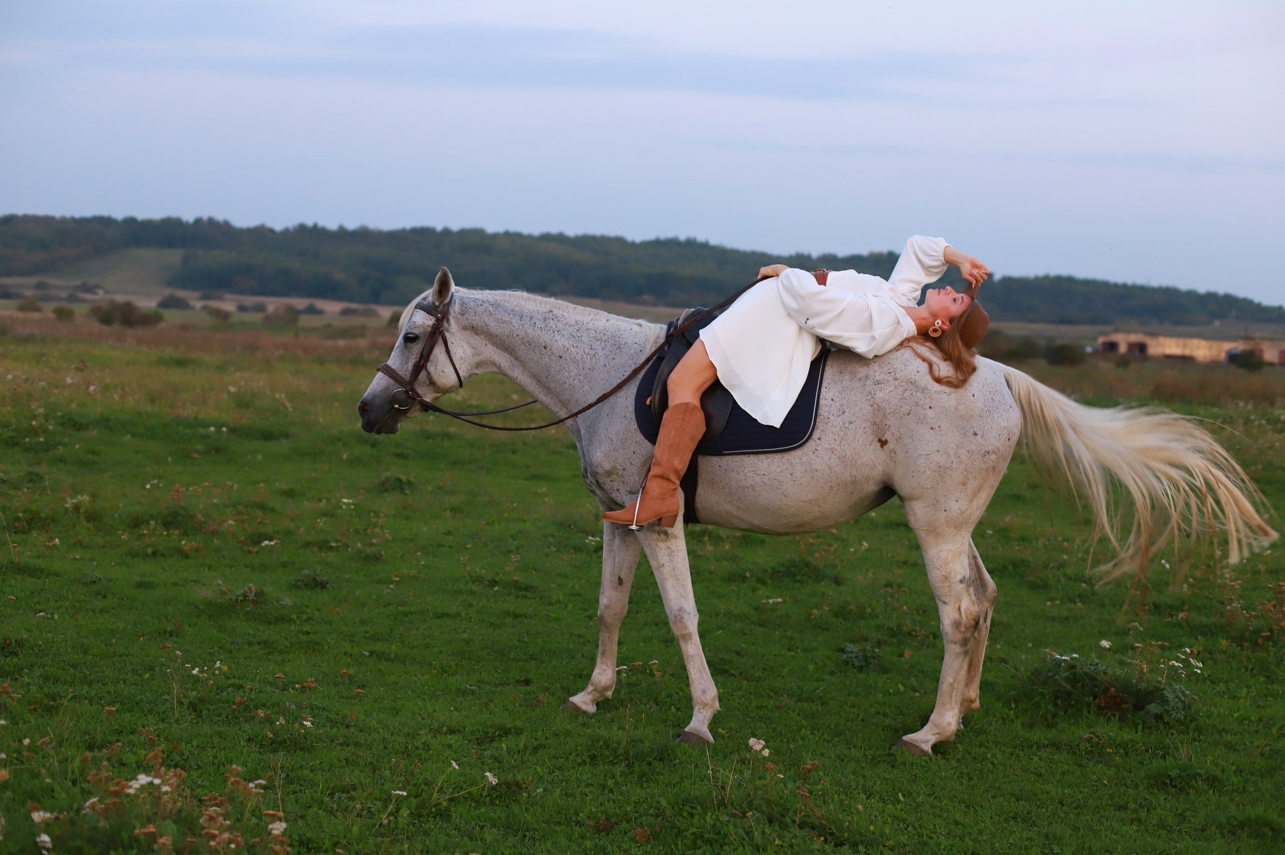 Снежана и Мышка (Закат). Женский и семейный фотограф в Санкт-Петербурге Любовь Малышева