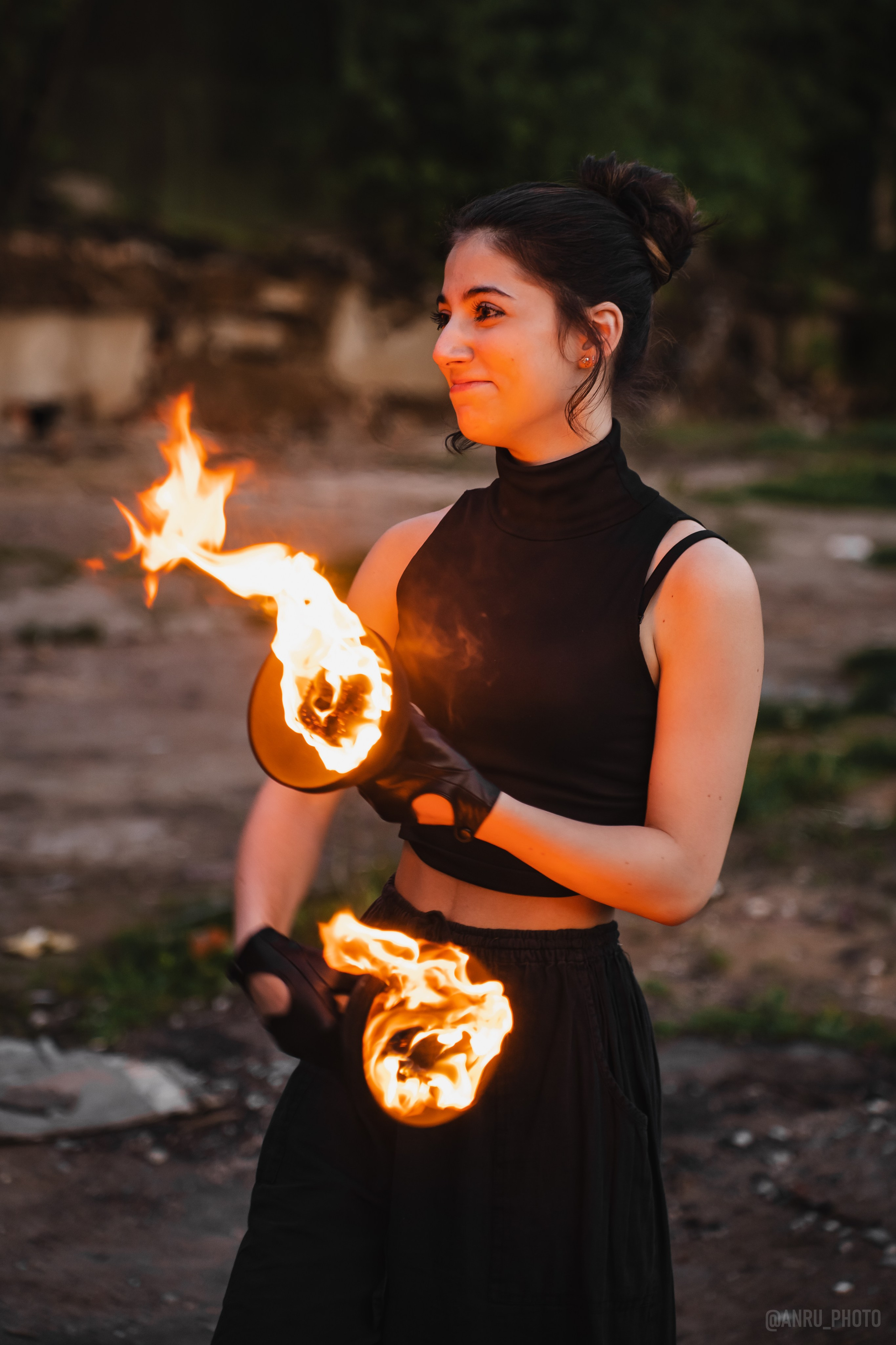 Огненная тренировка. Репортажный фотограф Анастасия Рубцова