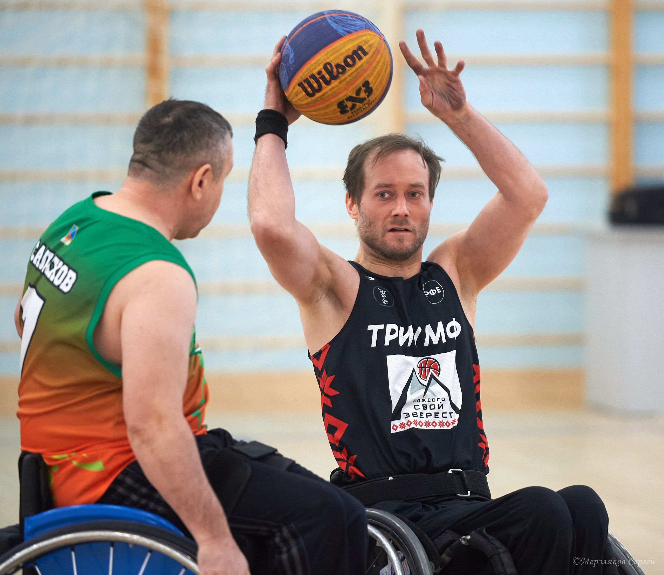 X традиционный Рождественский турнир по баскетболу на колясках. Ижевск. Спортивный репортажный фотограф в Ижевске Сергей Мерзляков