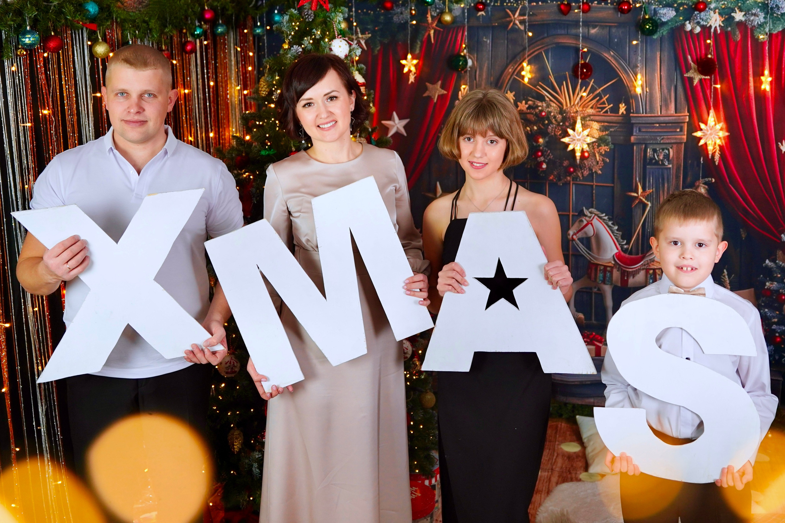 Новогодний фотопроект 2025 № 1. Семейный и детский фотограф Александра Гвоздикова