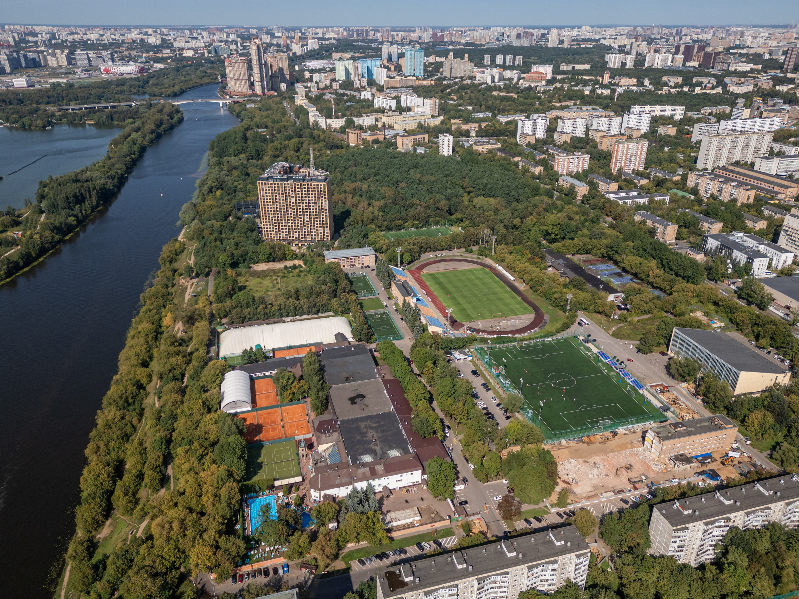 Aerial shoots in architecture. Professional photographer Alexey Nikitin in Moscow