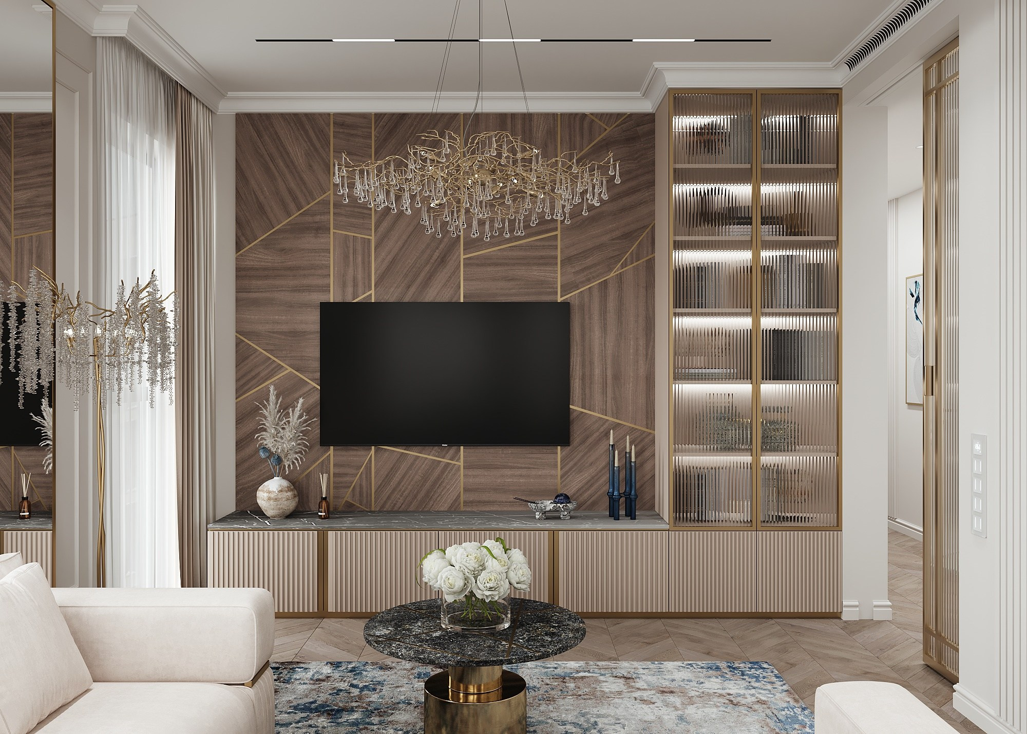 ЖК СКОЛКОВО. Irina Balykina — Interior 3D Visualisation