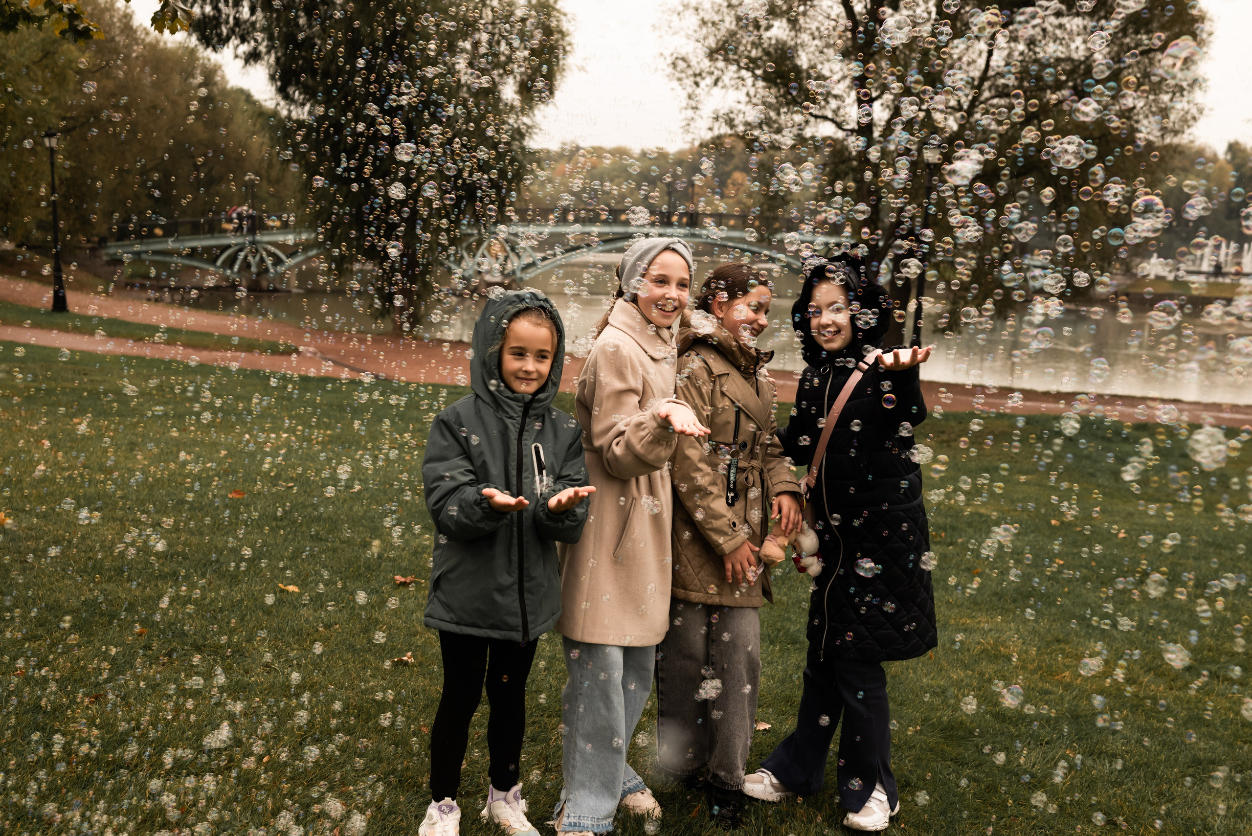 Дождливое день рождения в парке Царицино. Фотограф Ксения Огородова портфолио