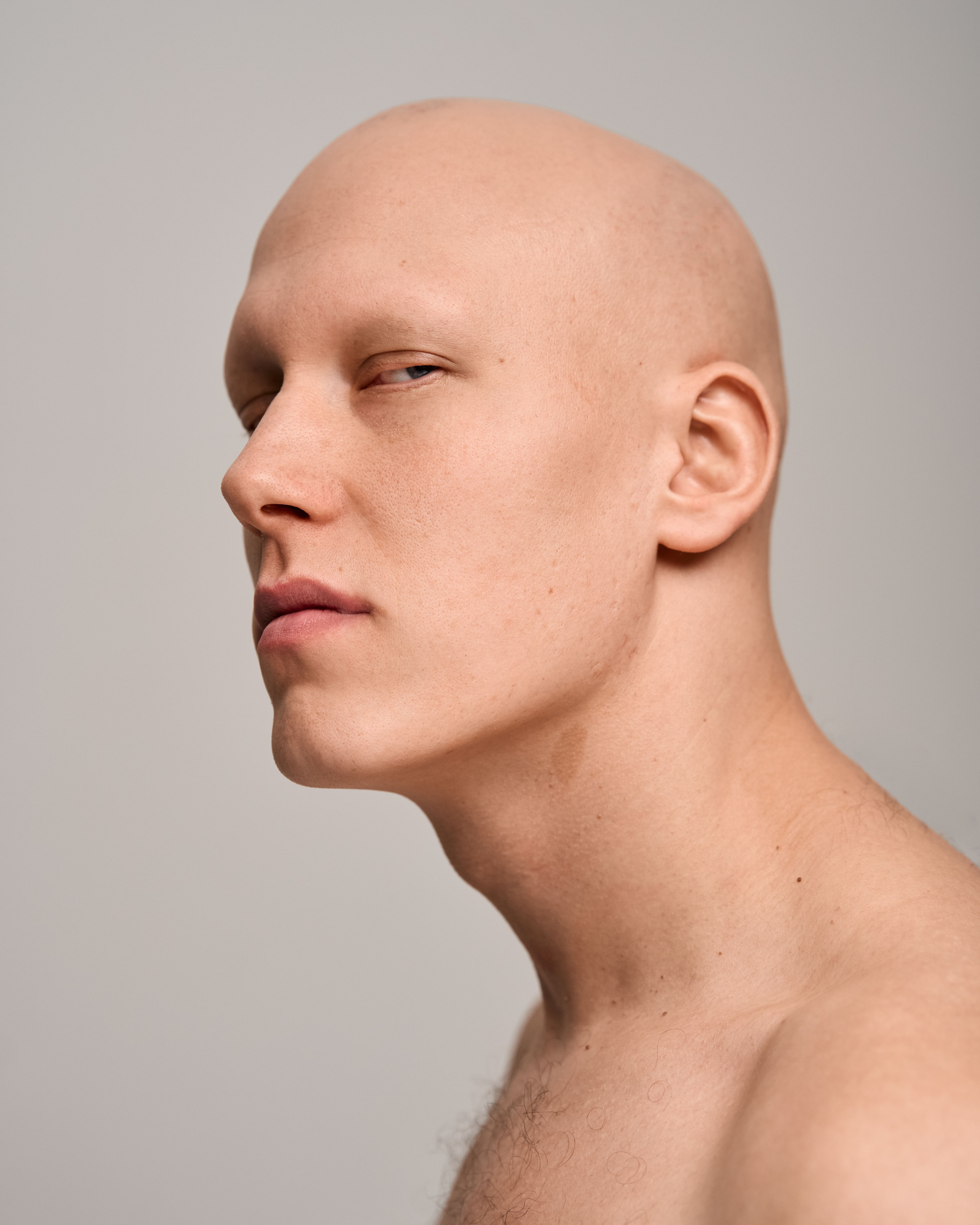 Актерское портфолио с искусственным светом