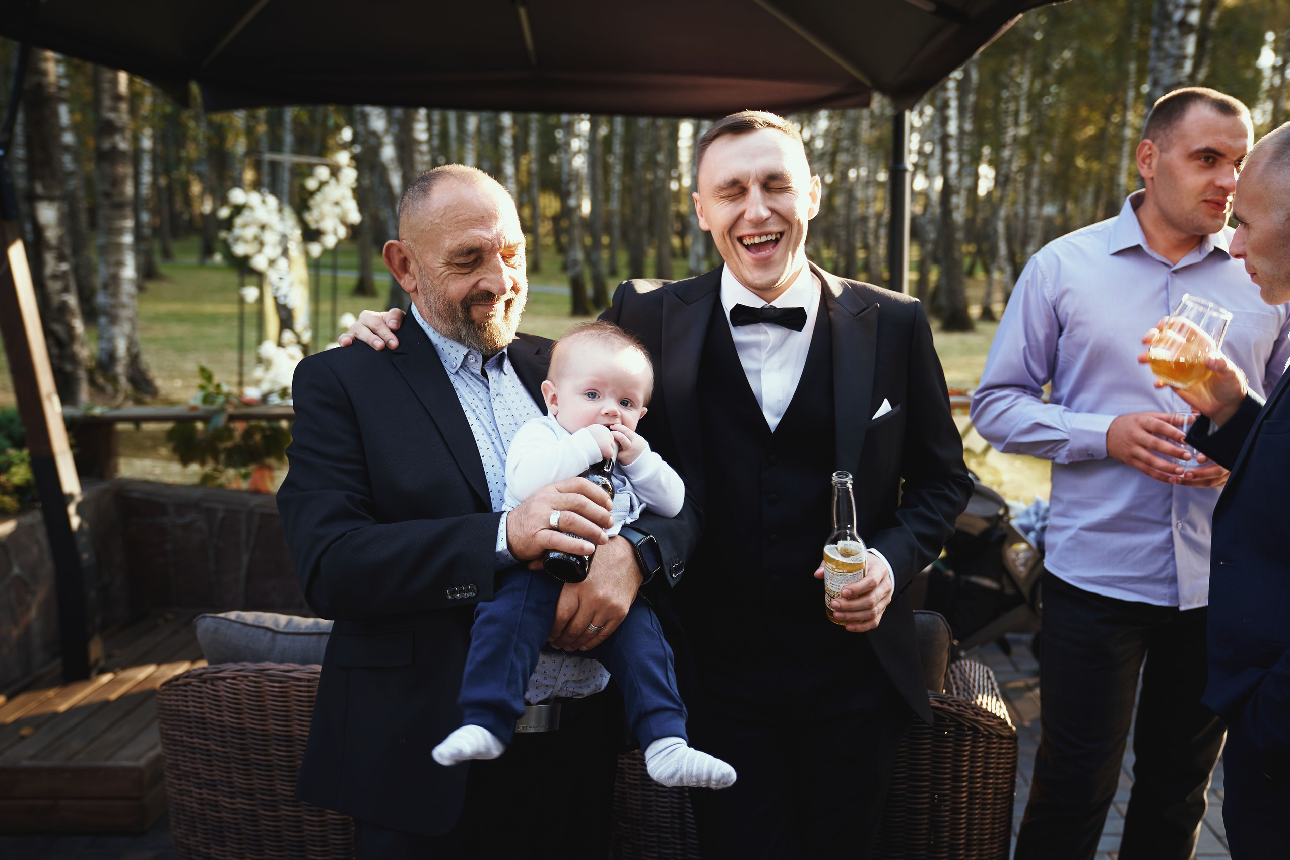 Свадьба Николая и Ирины в Золотом сазане, большая беседка