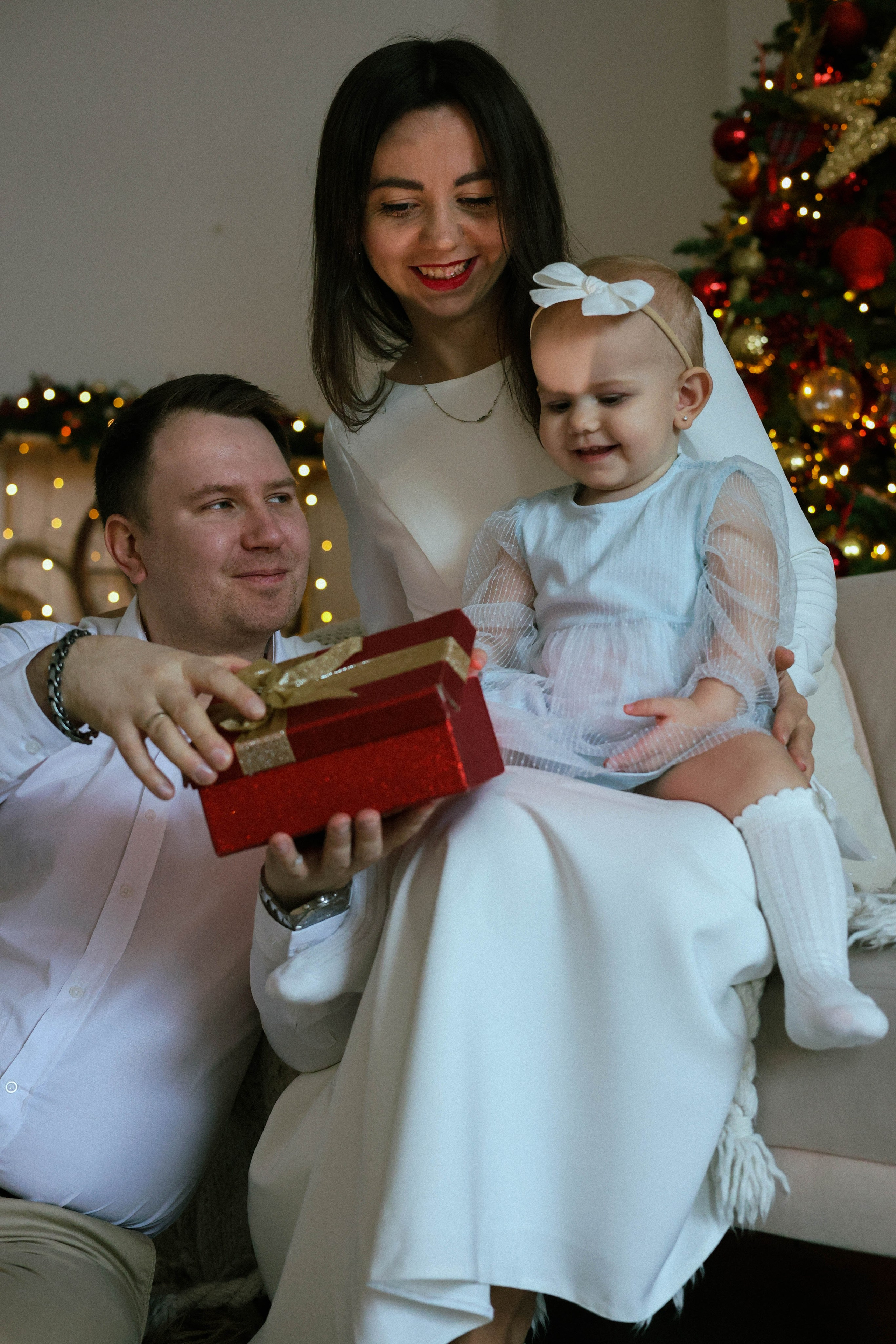 Новогодняя история «Ирина и ее семья». Фотограф в Москве Анастасия Калинина