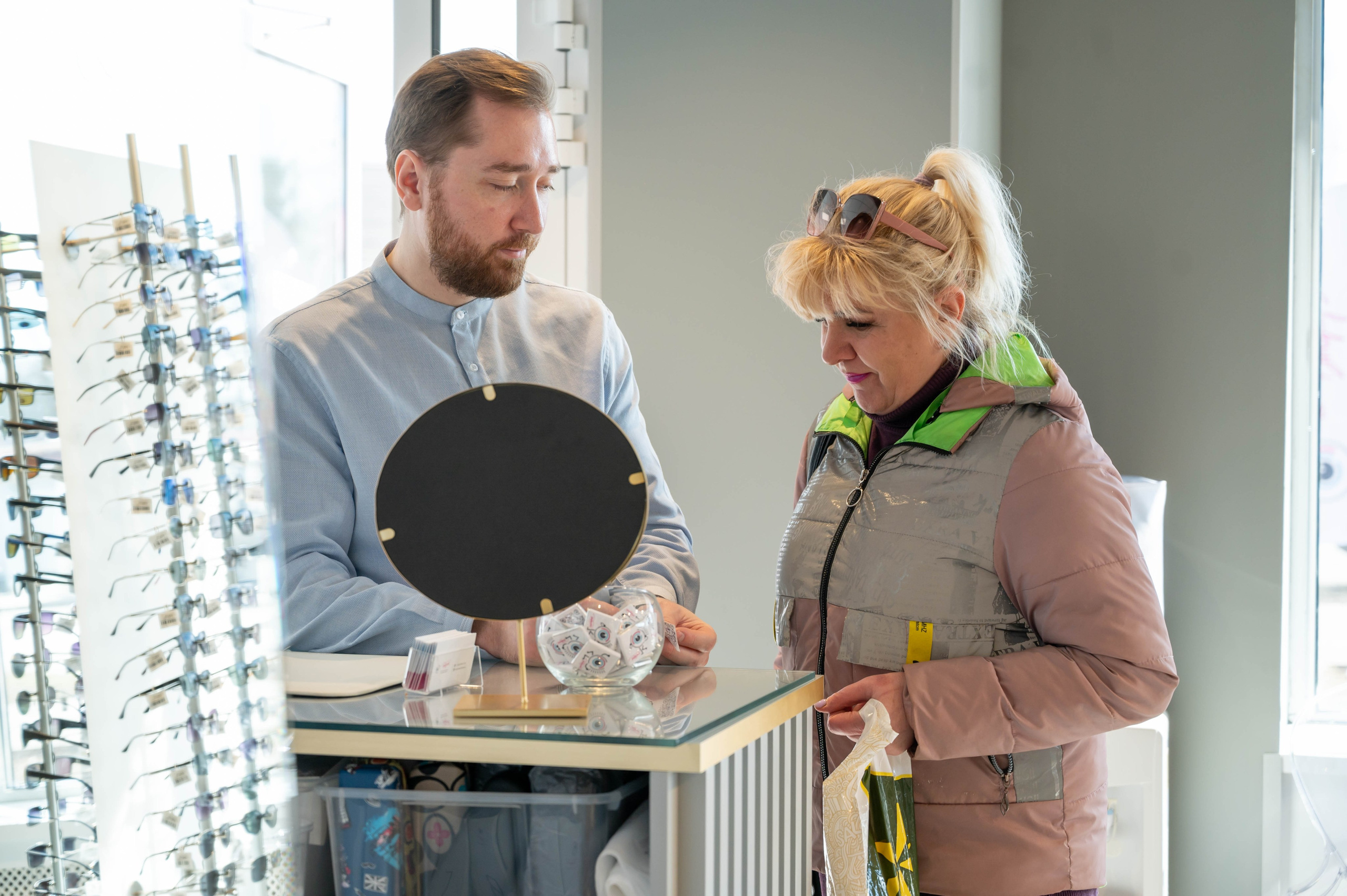 Съёмка открытия оптики