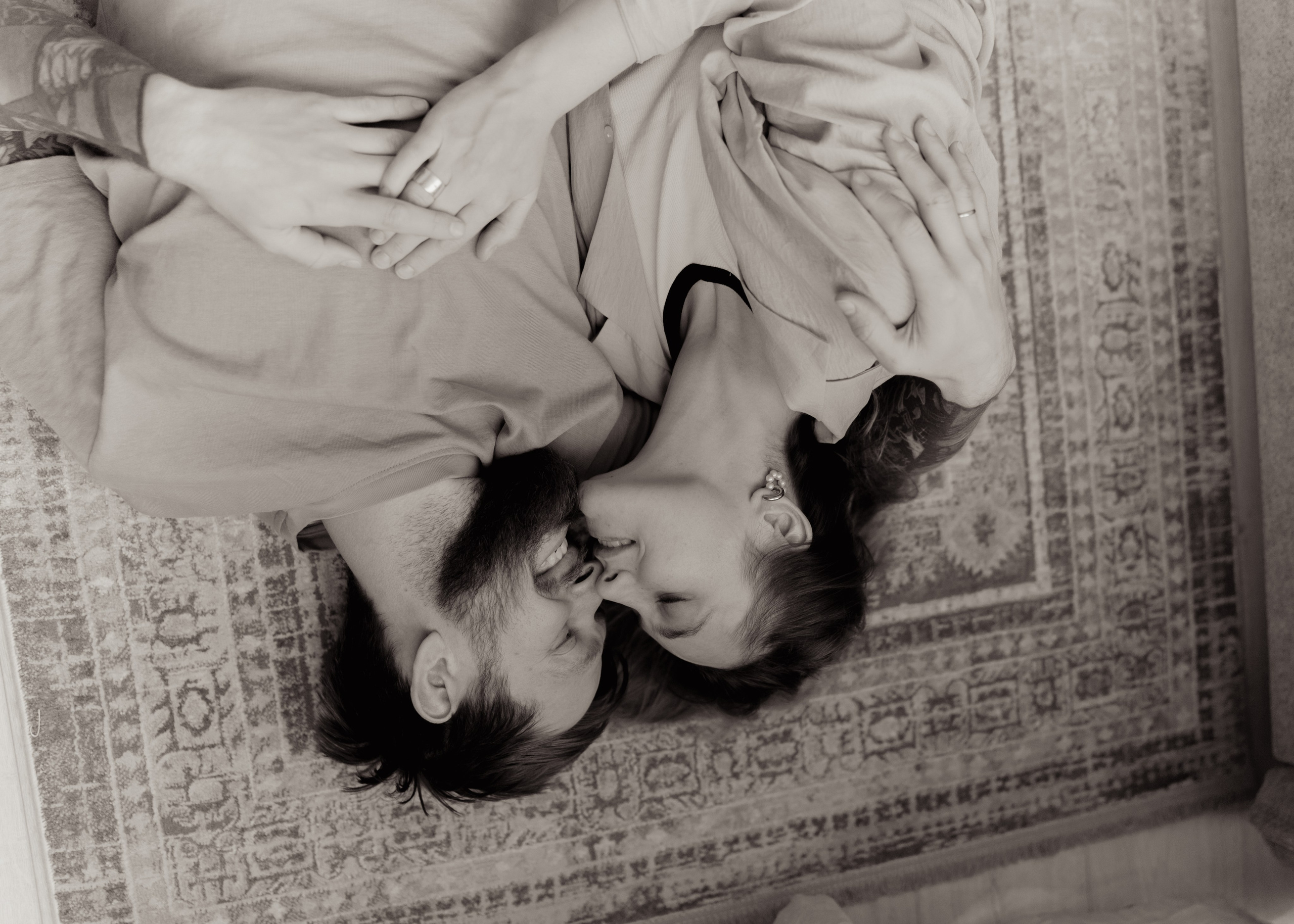 Катя и Андрей | домашняя. Фотограф в Новосибирске Диана Ильиных