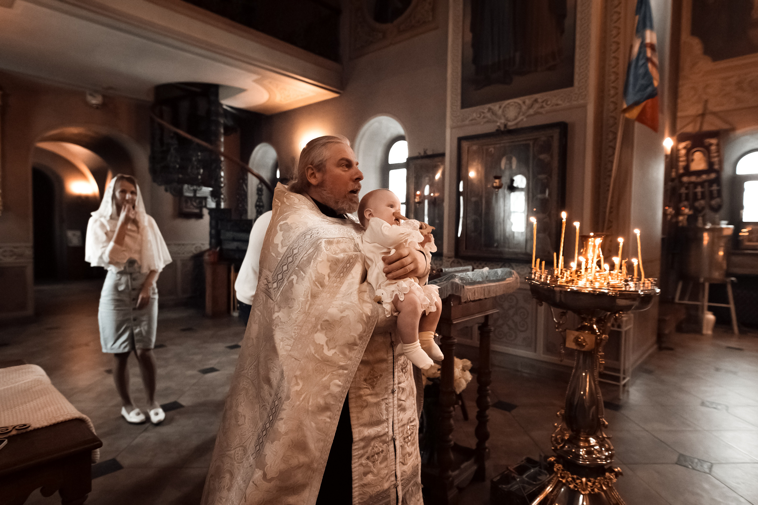 Крещение Марка в храме муч Уара в пос Вешки. Фотограф крещения и венчания ОКСАНА МАЙОРОВА