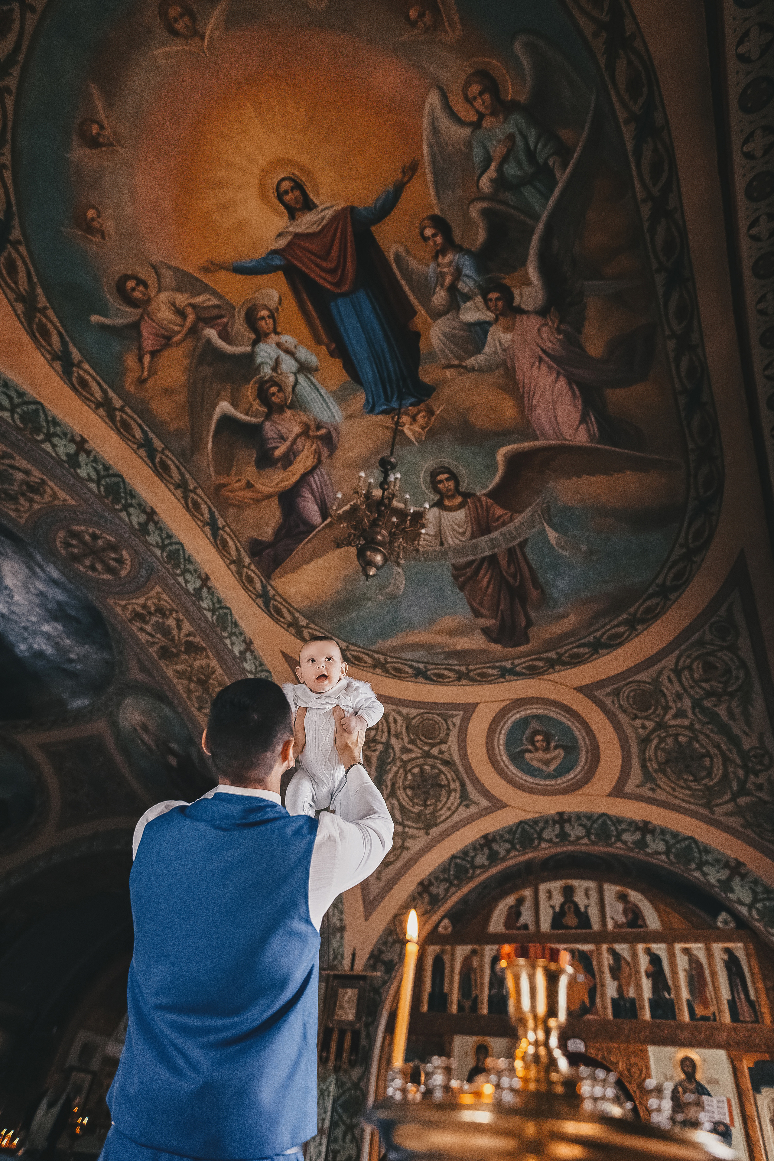 Крещение Геннадия в Звенигороде. Фотограф крещения и венчания ОКСАНА МАЙОРОВА