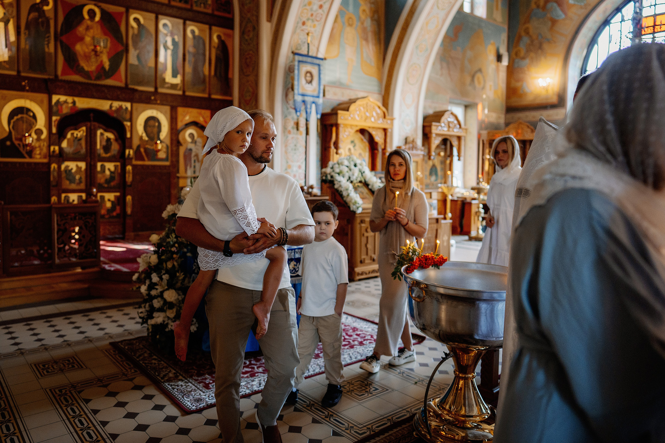 Крещение Евы. Фотограф на Крещение и Венчание в Красноярске Рамазанова Юлия