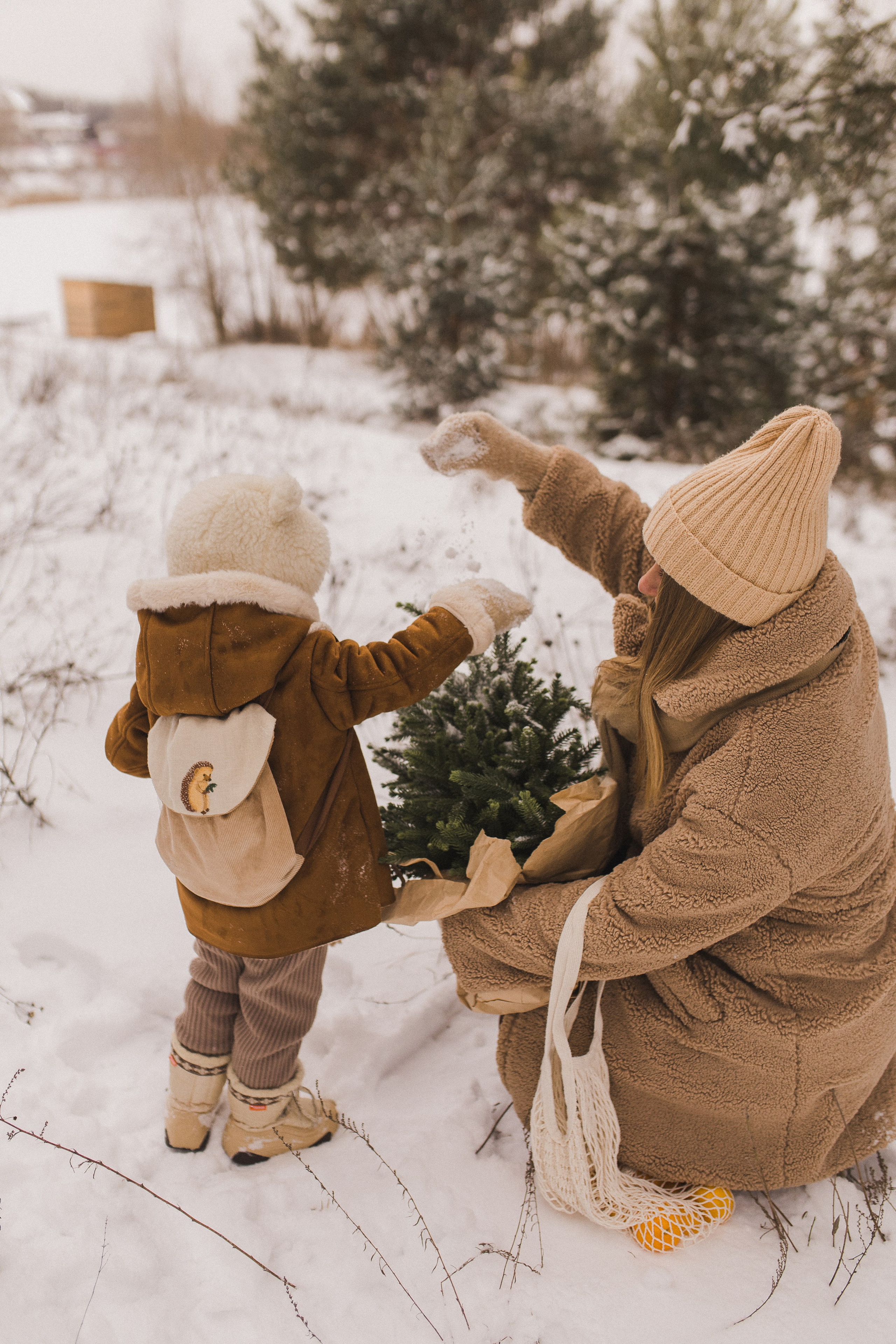 Зимние Даша и Кирюшка. Свадебный и семейный фотограф в Белгороде Евгения Курочкина