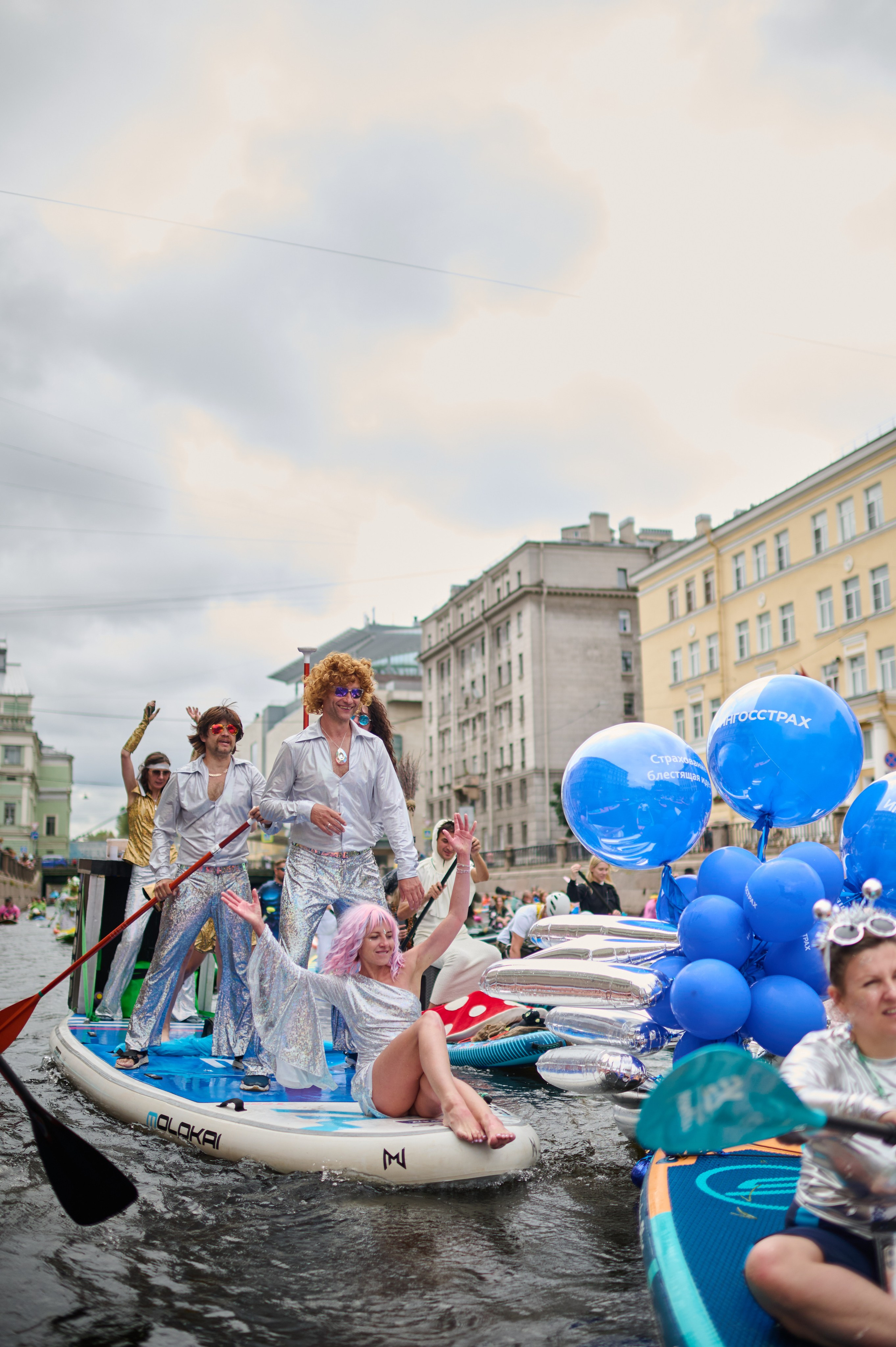 Фонтанка 2025. Фотосъемки на сапах, Москва. Сплавы на сапах