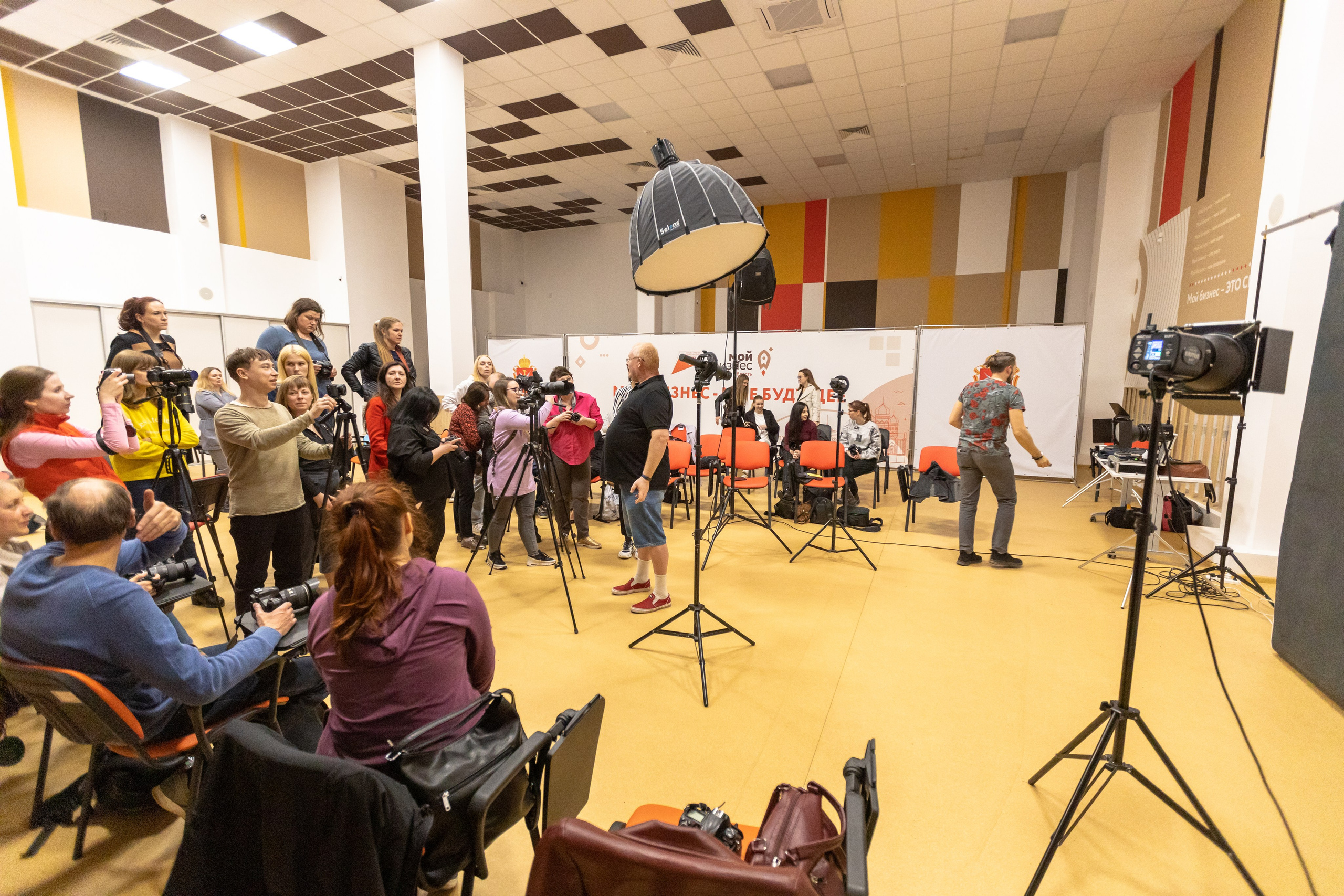 Репортаж для Мой Бизнес — Мастеркласс Павла Ребанда. Фотограф в Туле Крупский АнДРей. Фотостудия «КАДР71» в Туле