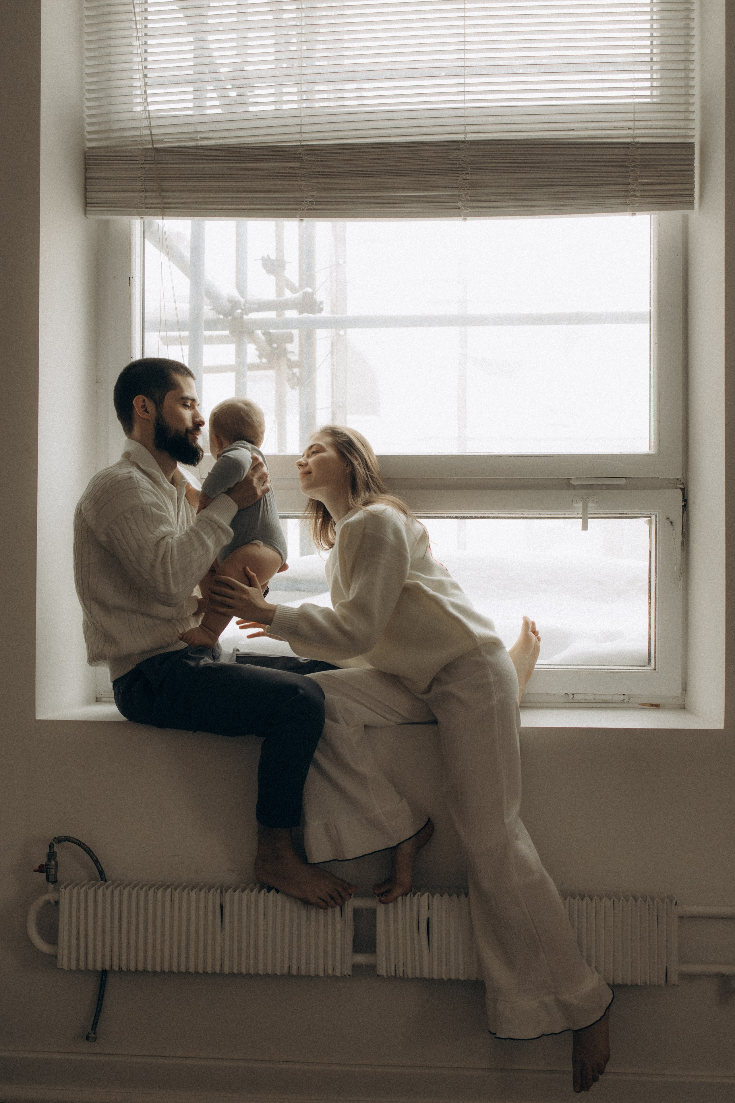 Семейная фотосессия в студии. Семейный фотограф Москва Юлиана Фетисова