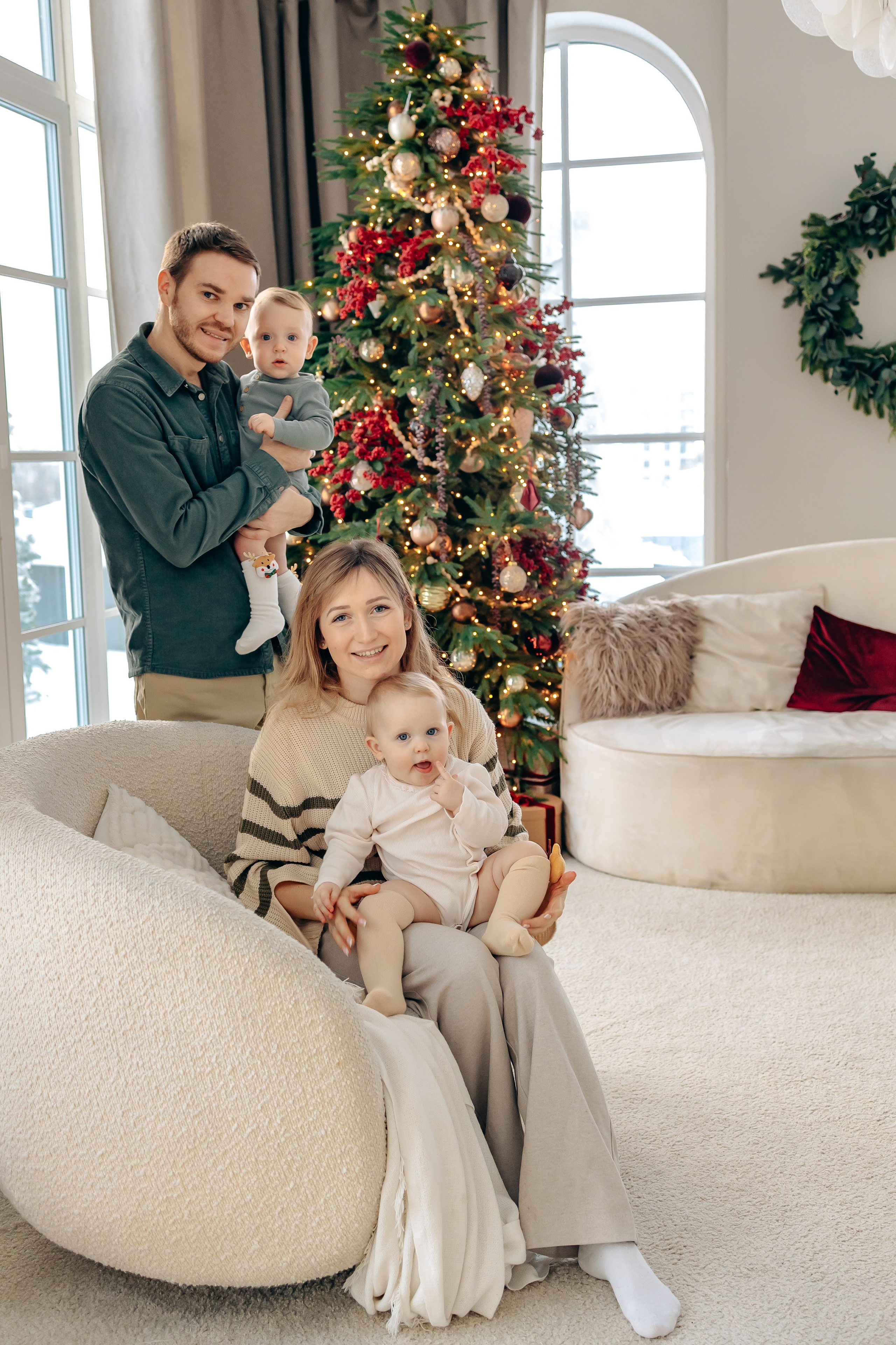 Новый год в студии. Фотограф Алена Малинина в Санкт-Петербурге Пушкин Питер СПб Семейные и детские фотосессии