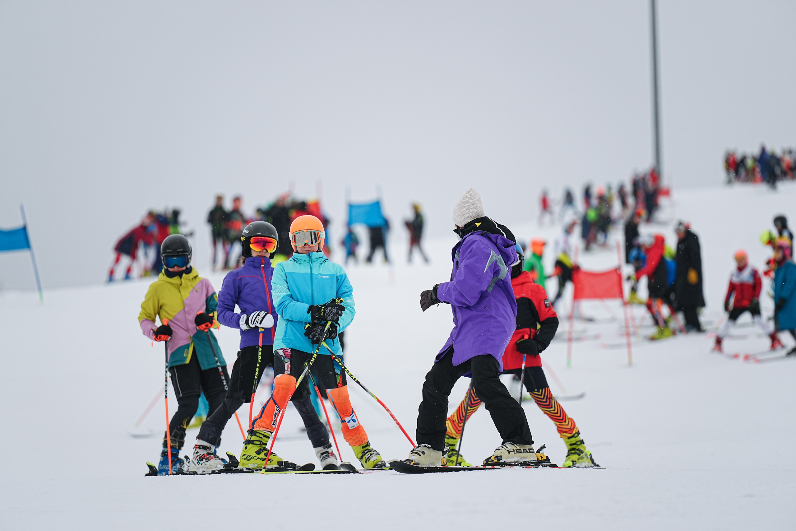 Горные лыжи. Первенство Центрального Федерального Округа. GS U14 Шуколово. Фотограф Студитский Евгений