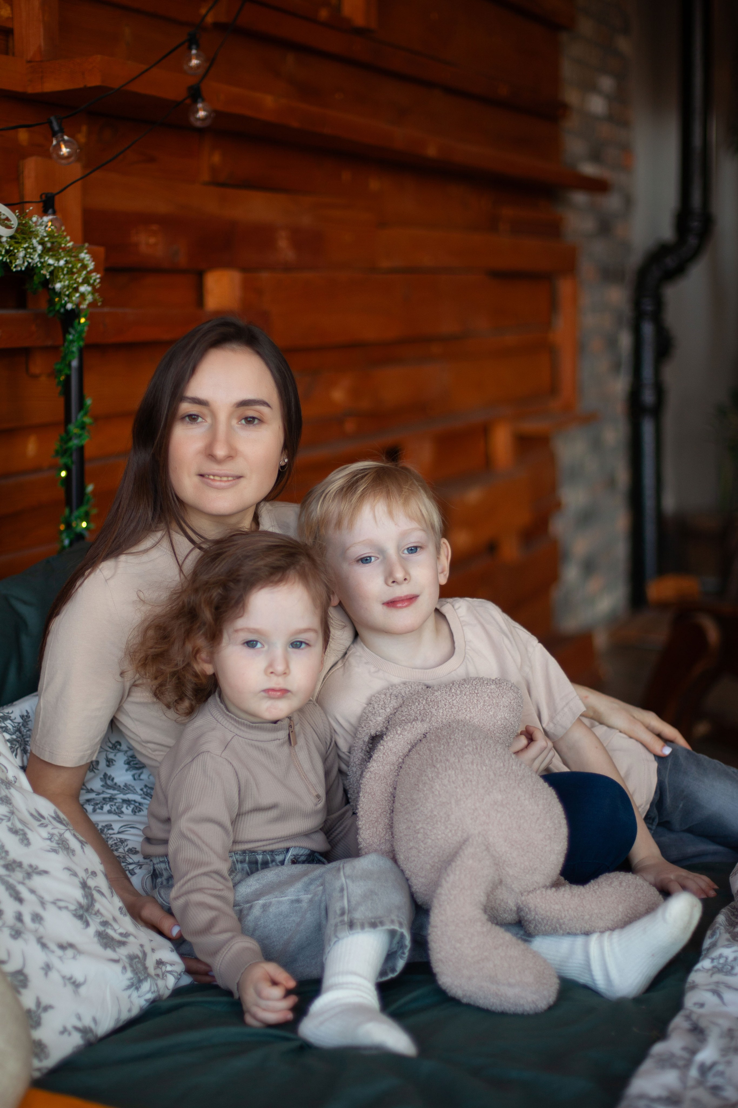 Женя с детьми. Семейный фотограф Гульцовская Екатерина