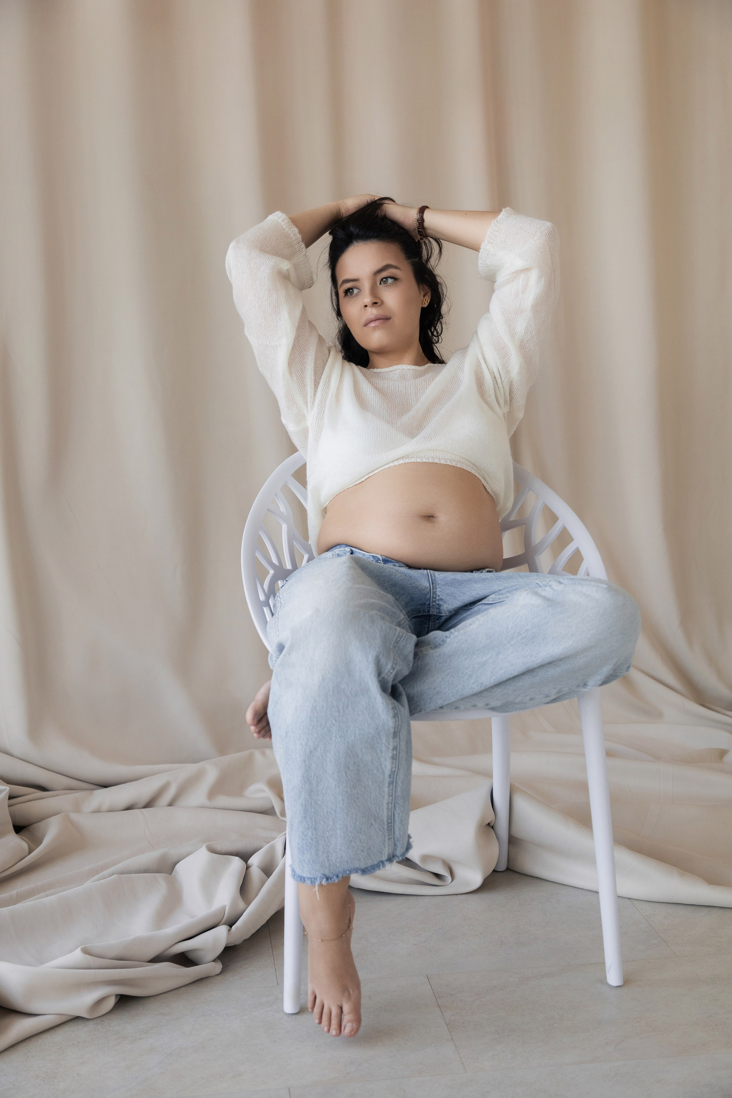 Фотосессия беременности для Елены. Анастасия, Фотограф женского портрета и беременности в стиле vogue