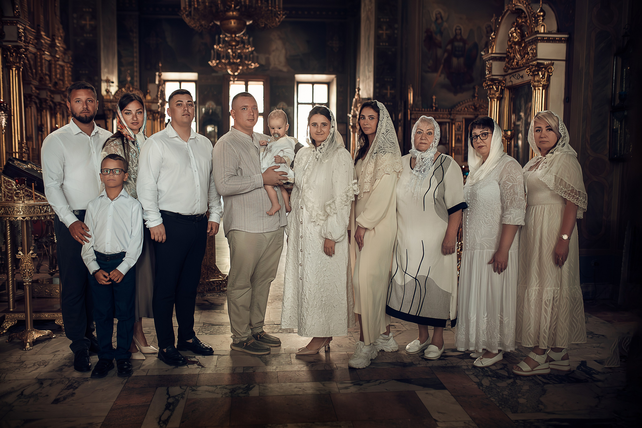 Фотосъемка крещения младенца в Москве