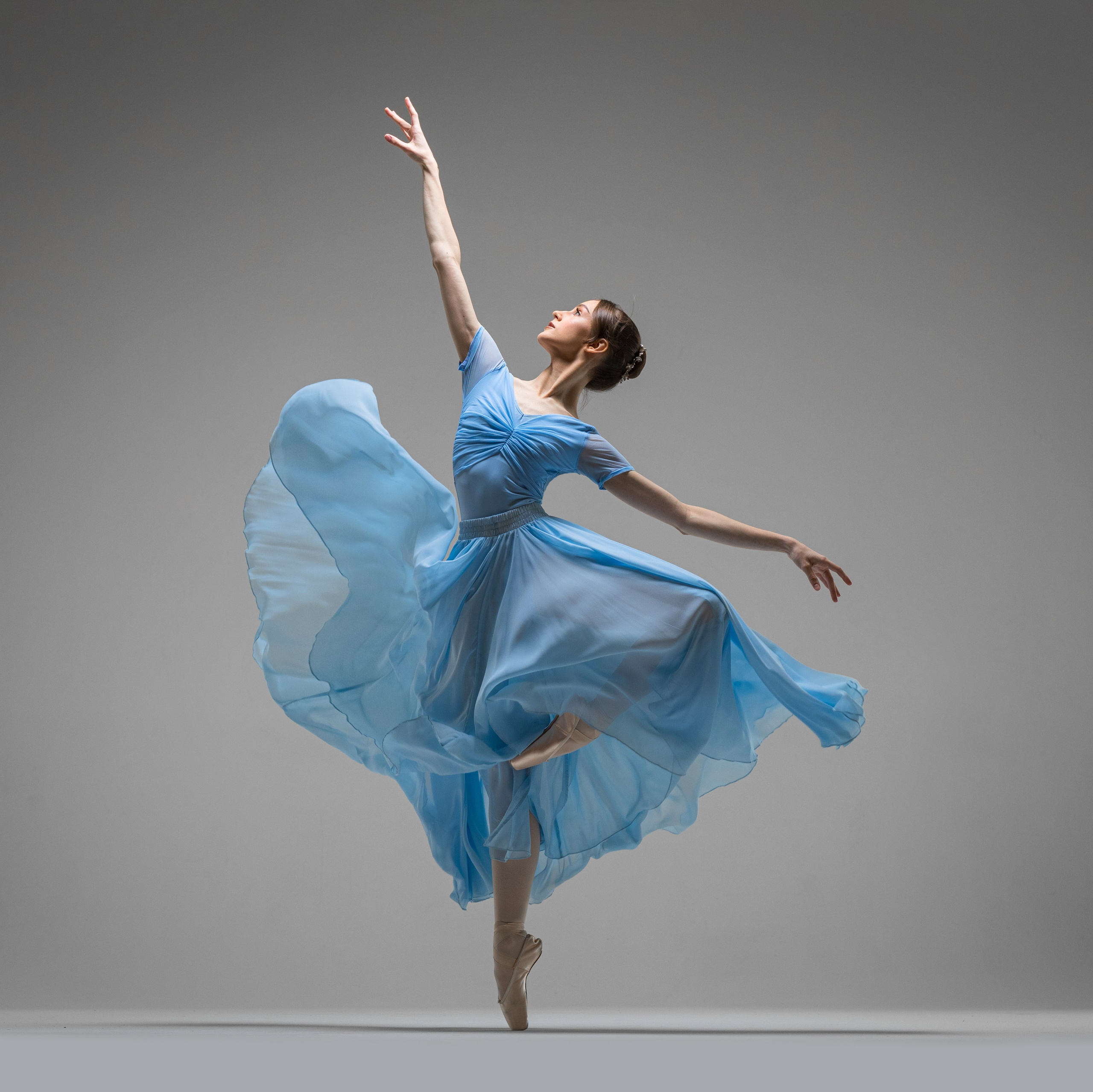 Балетная съёмка на белой циклораме и фонах. Балетный фотограф Алина Ханько — Душа Балета