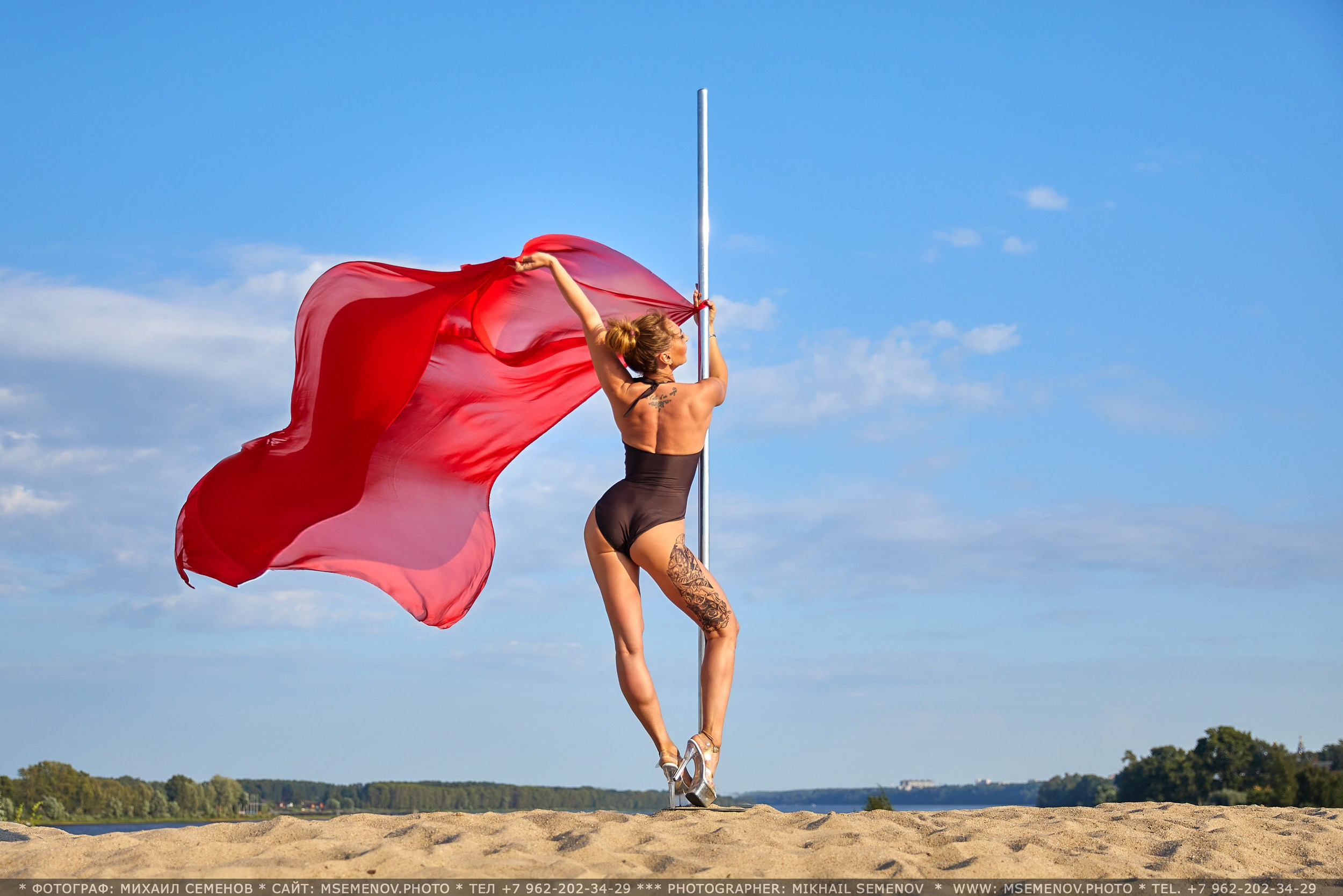 Выездная фотосессия на пилоне «Студия PoleDance Грация танец с шестом» г. Ярославль. Фотограф Михаил Семенов