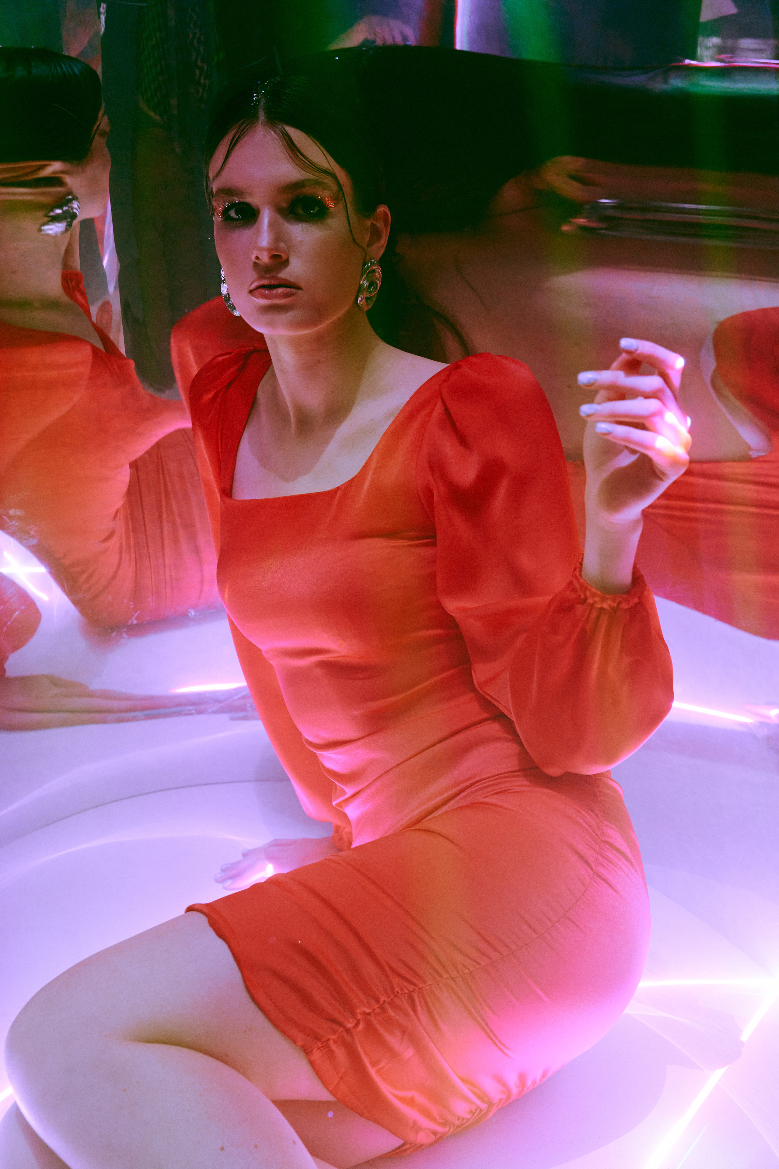 Фотосессия с гибким зеркалом