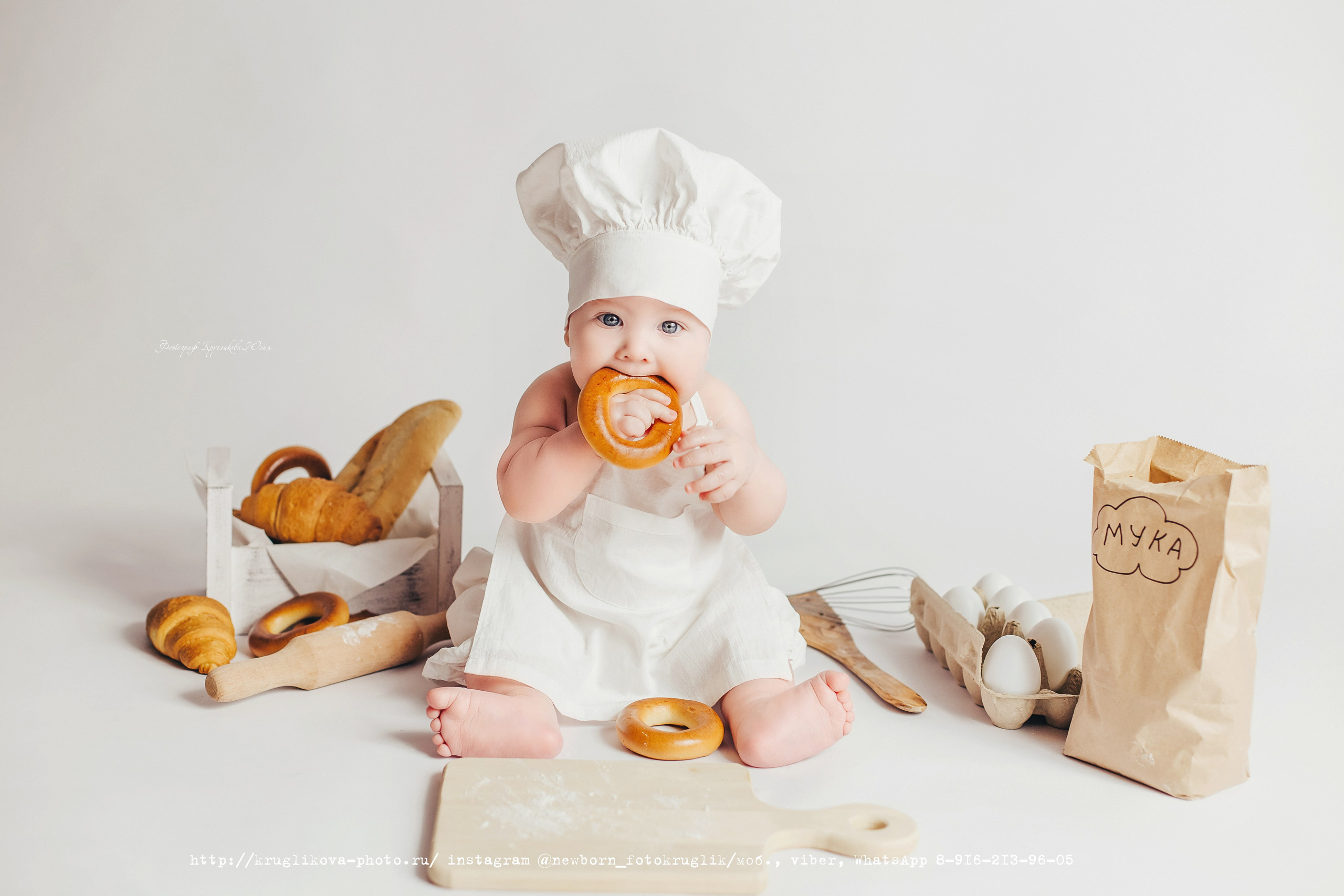 Пасхальная фотосессия для малыша до года. Фотограф новорожденных и детский в Сергиевом Посаде Кругликова Юлия