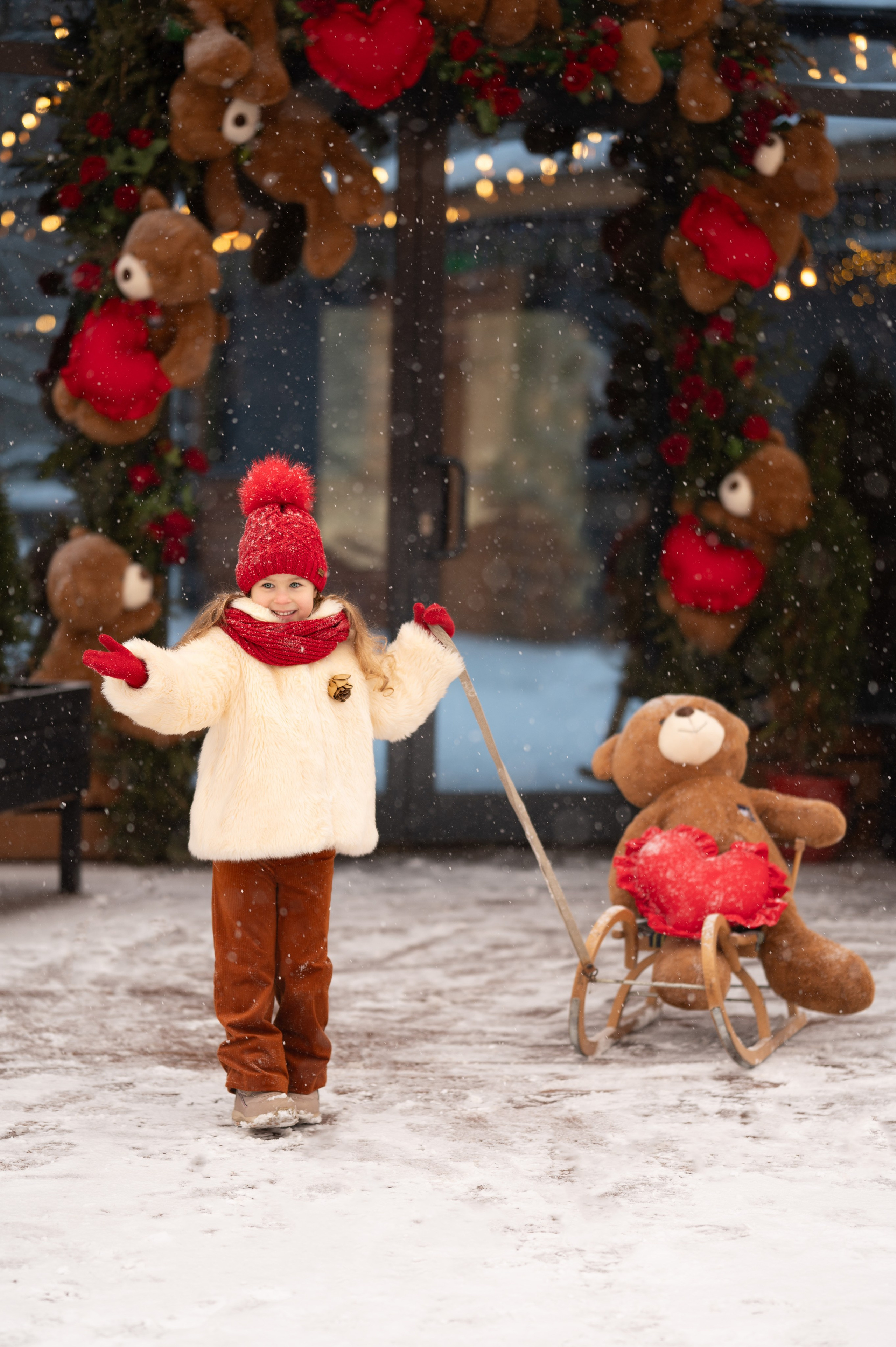 Фотосессия с альпаками в  YOO студии. Детский и семейный фотограф г. Москва Оксана Катаджи