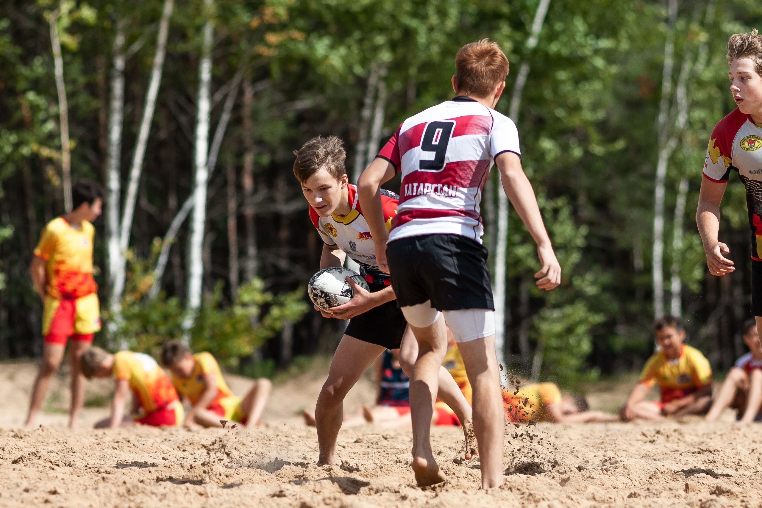 «Кубок «Молота» по пляжному Регби. Фотография