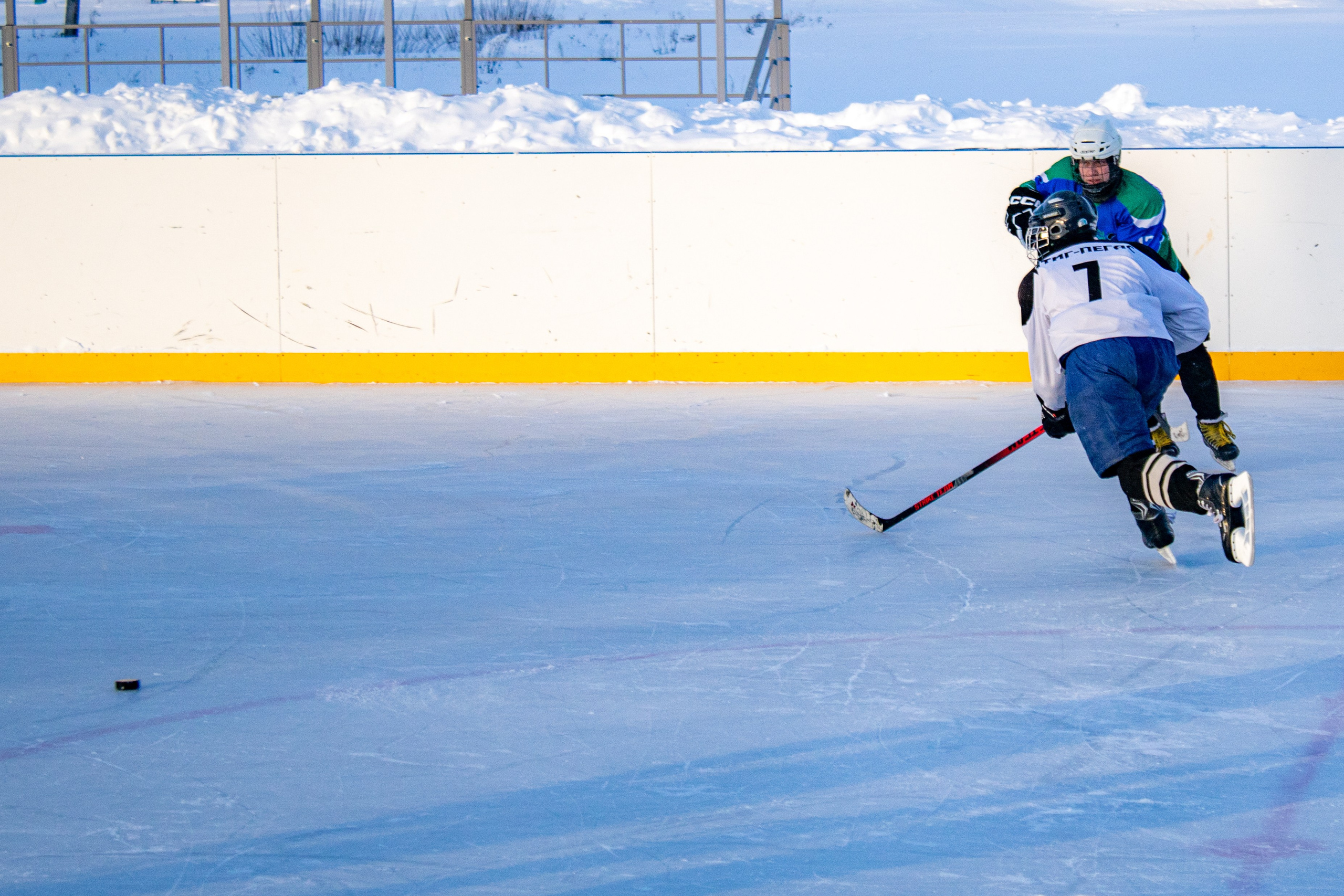 Хоккей г.п Атиг-г.п Дружинино