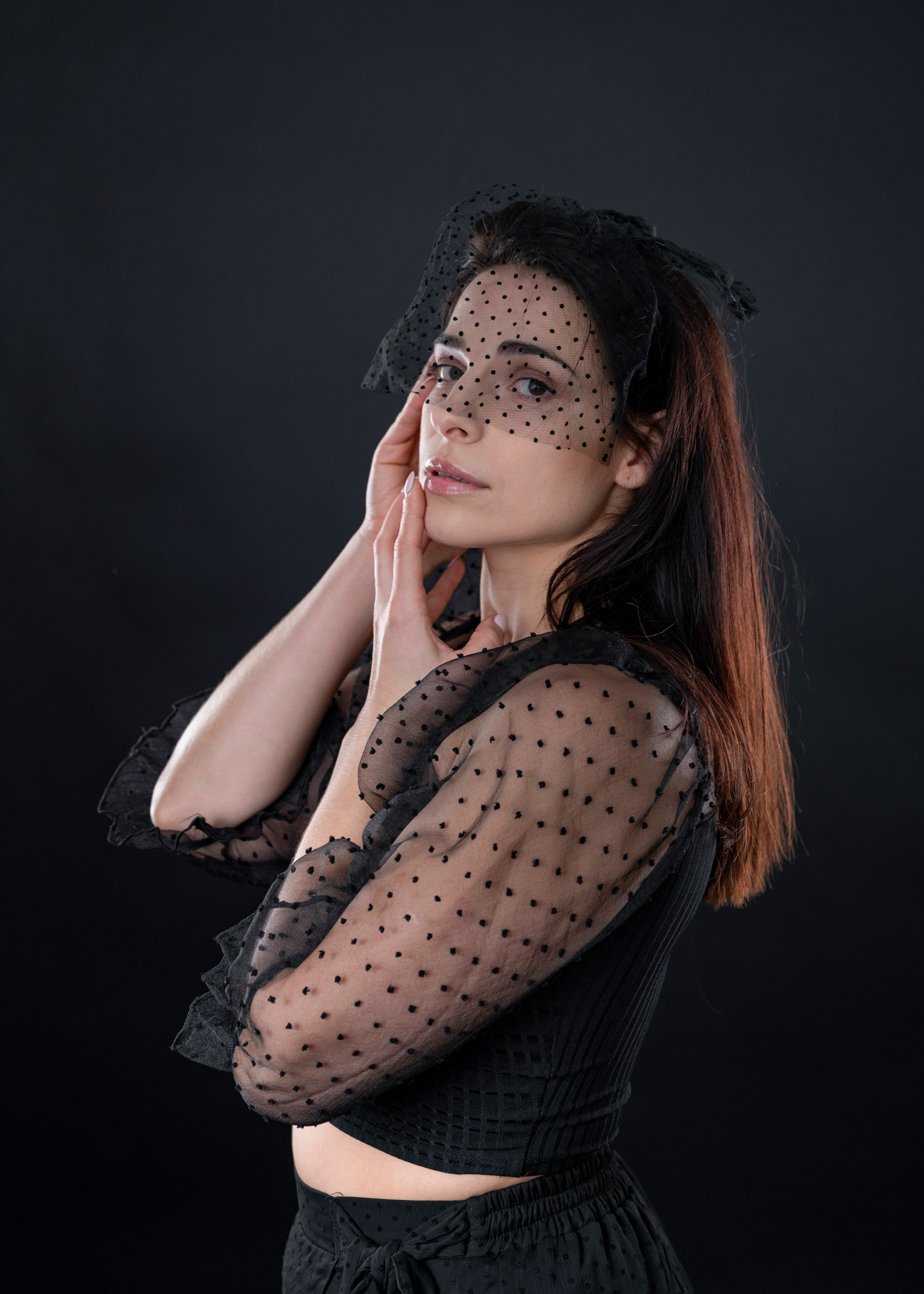 Фотосессия девушки в образе актрисы