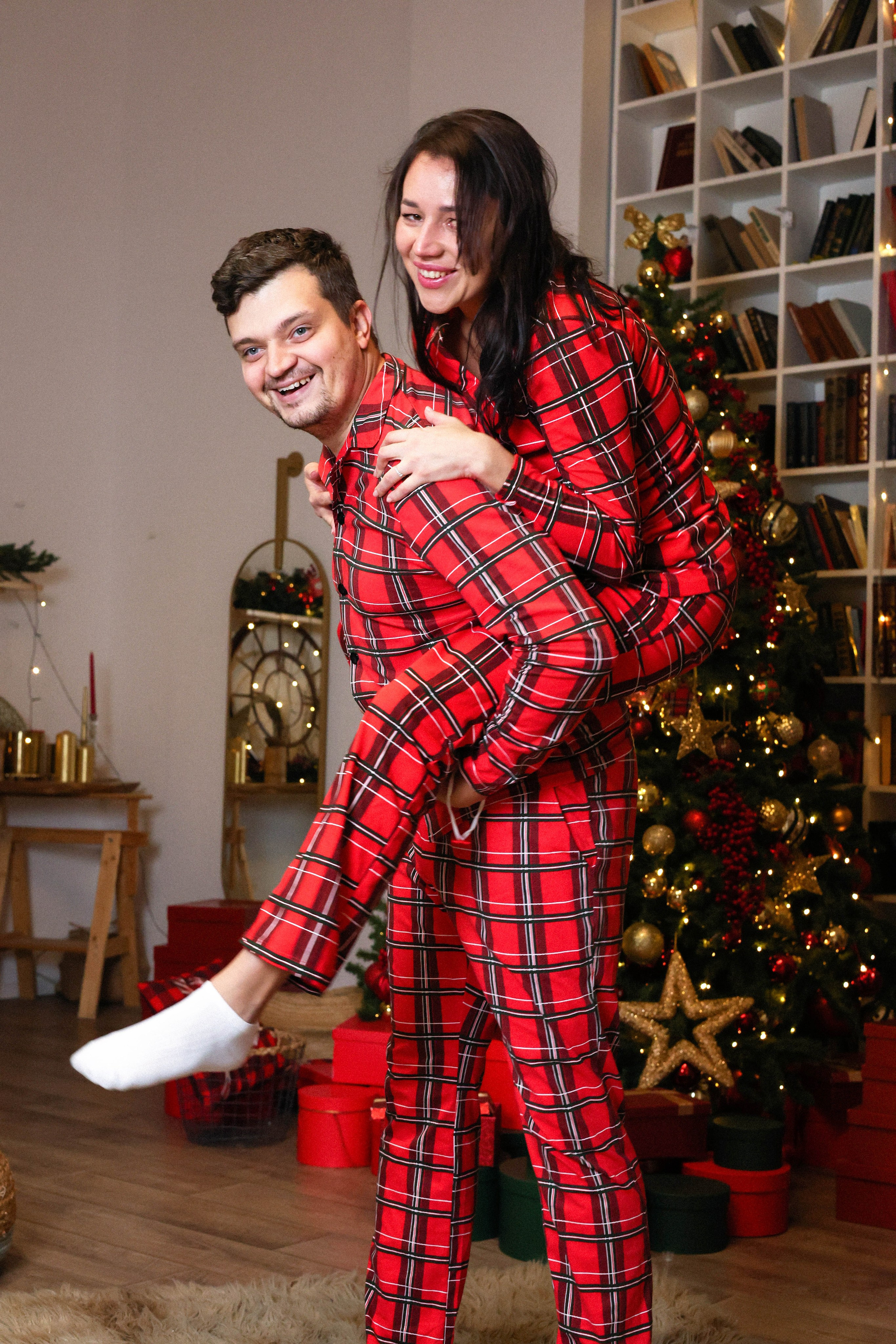 Новогодняя история «Наталья и ее семья». Фотограф в Москве Анастасия Калинина