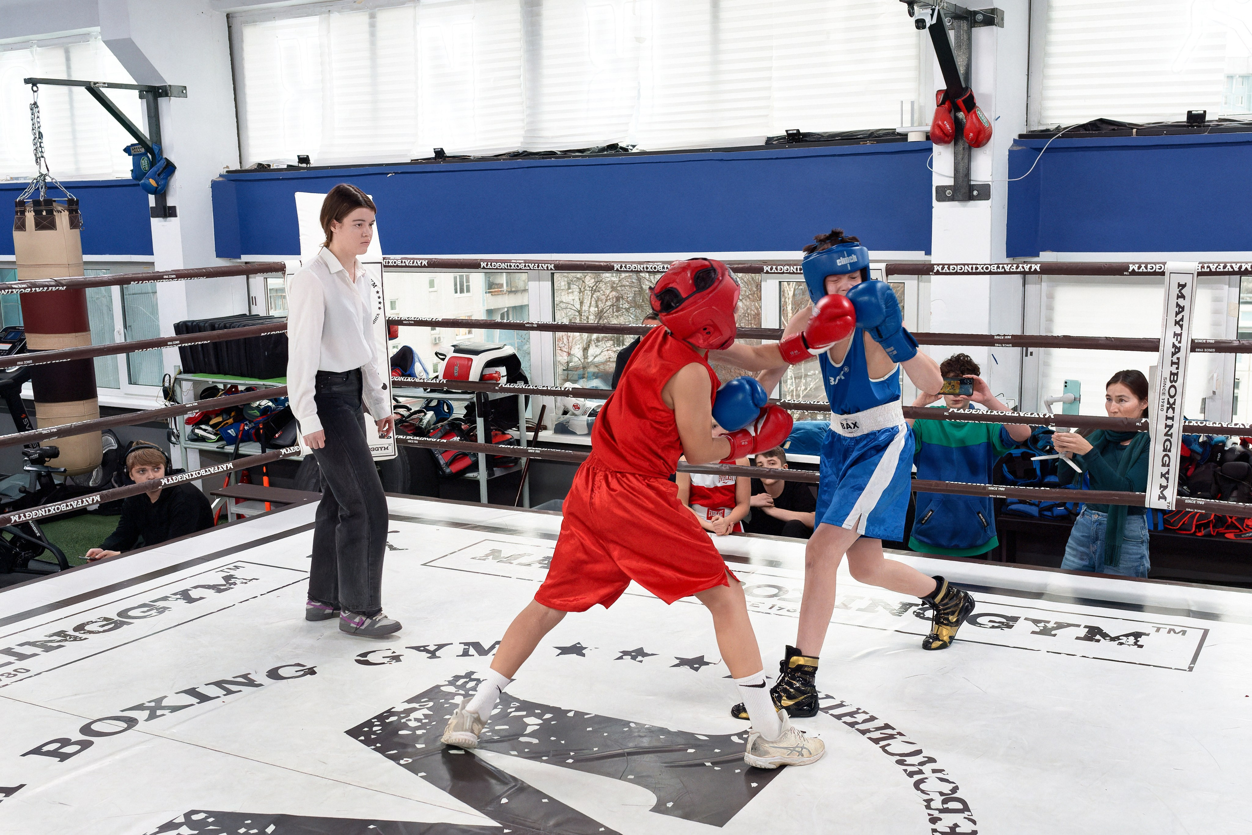 «Открытый ринг» в школе бокса Сергея Майфата. Зеленоград, 12.11.2023 г. Фотограф Никифоров-Гордеев Сергей. Москва и МО