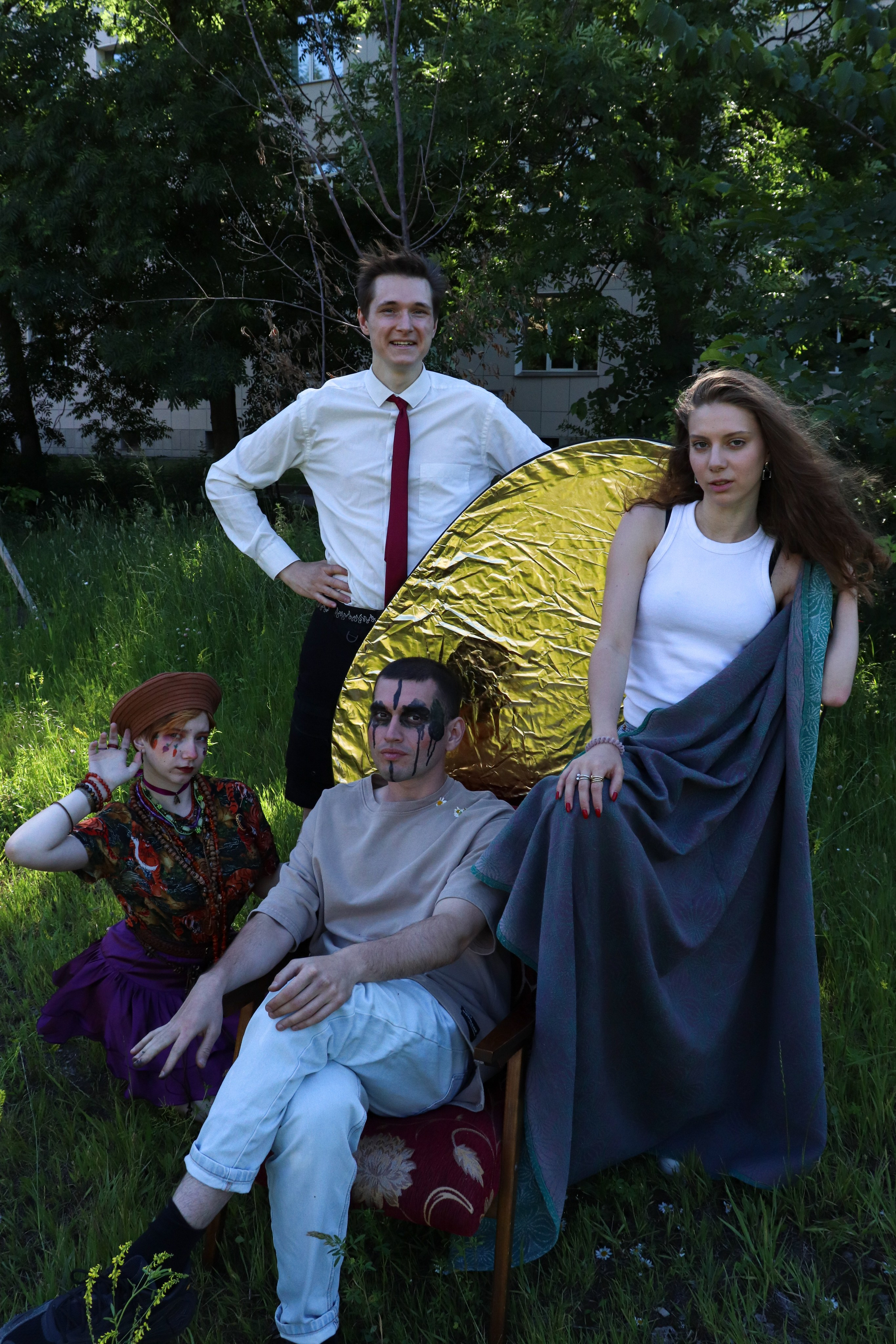 Модная съёмка во дворе. Ивентный фотограф в Санкт-Петербурге Олег Комков