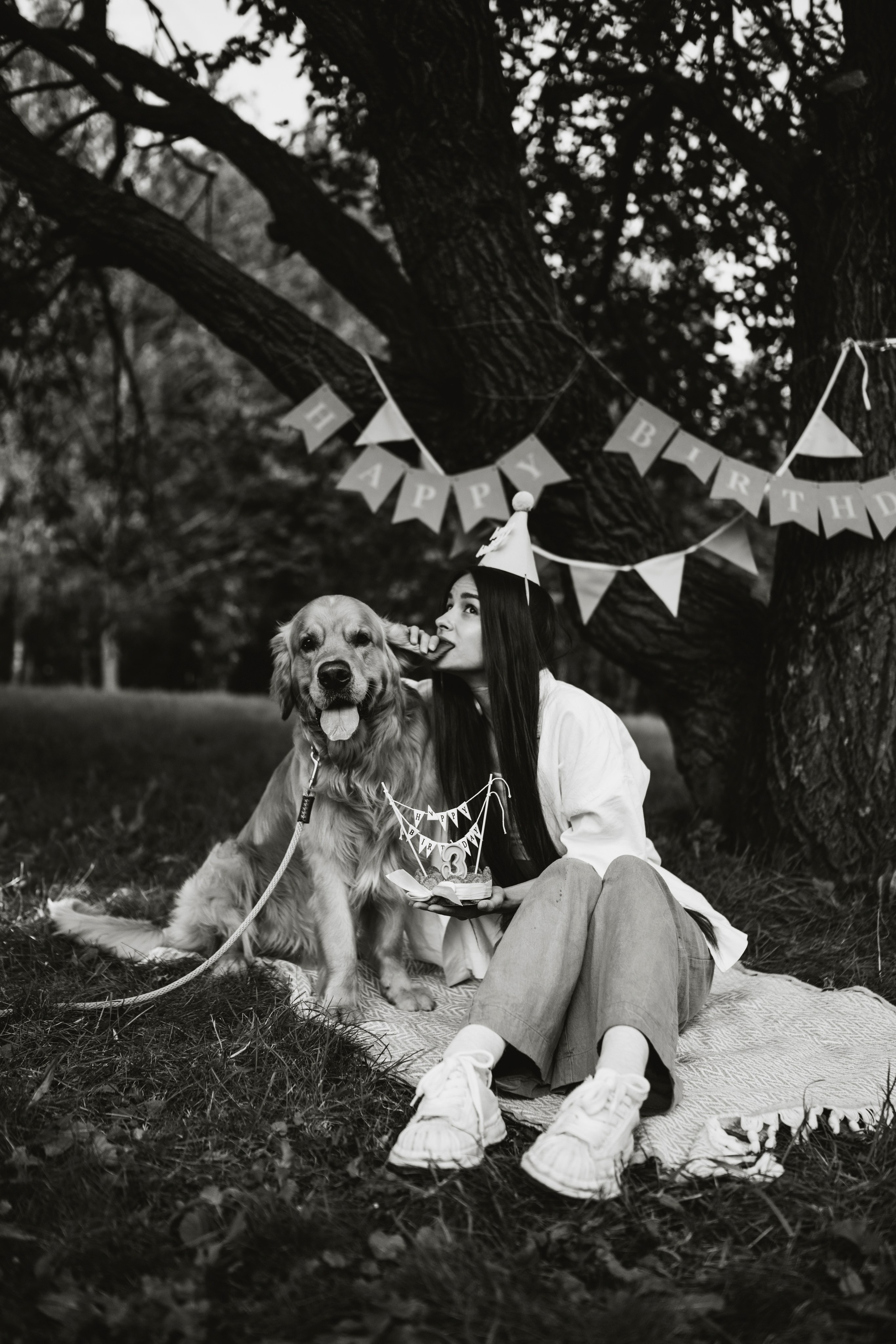Карина, Саша и Луни. Семейный фотограф анималист Ананьева Мария — Москва