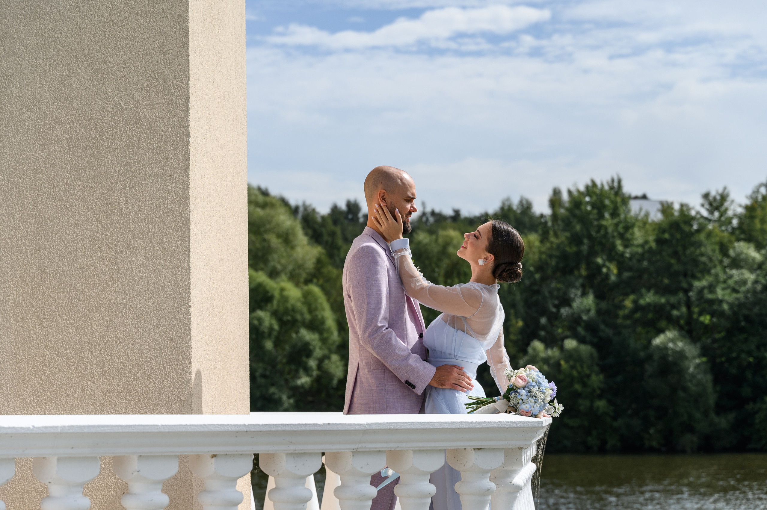 Свадебная фотосессия ресторан «Белый берег». Свадебный фотограф Москва Юрий Кульман