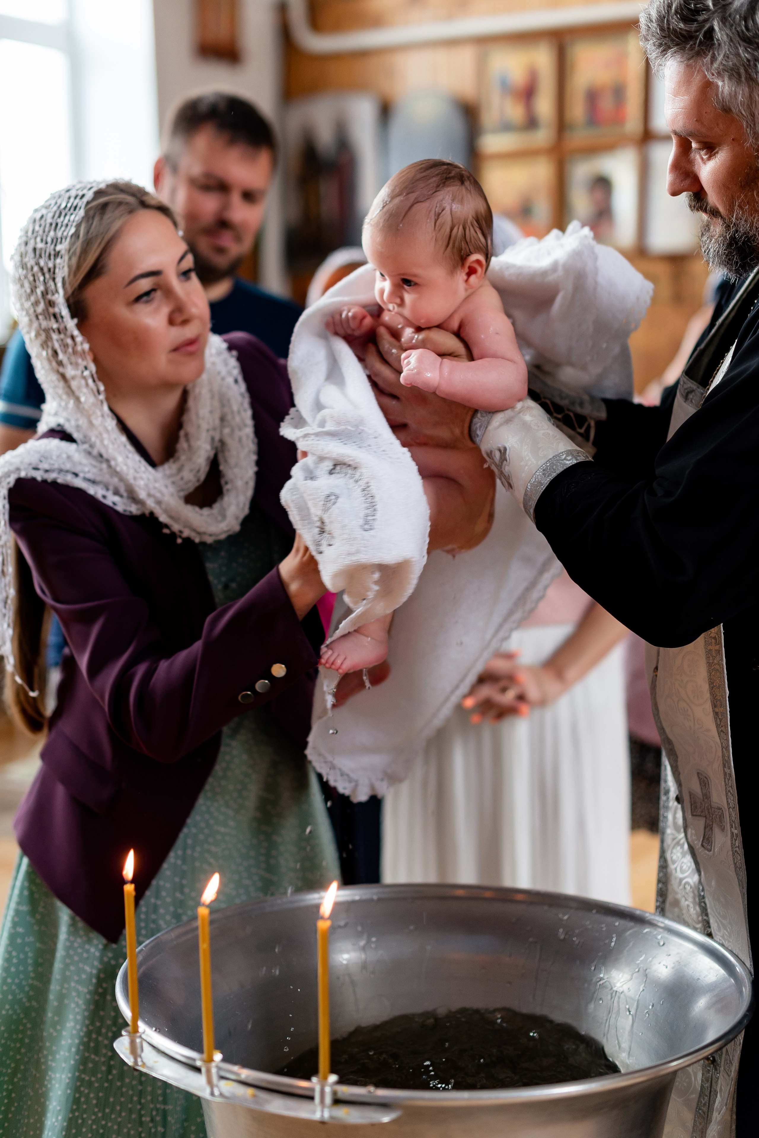 Крещение Ксении. Фотограф Татьяна Иванчикова